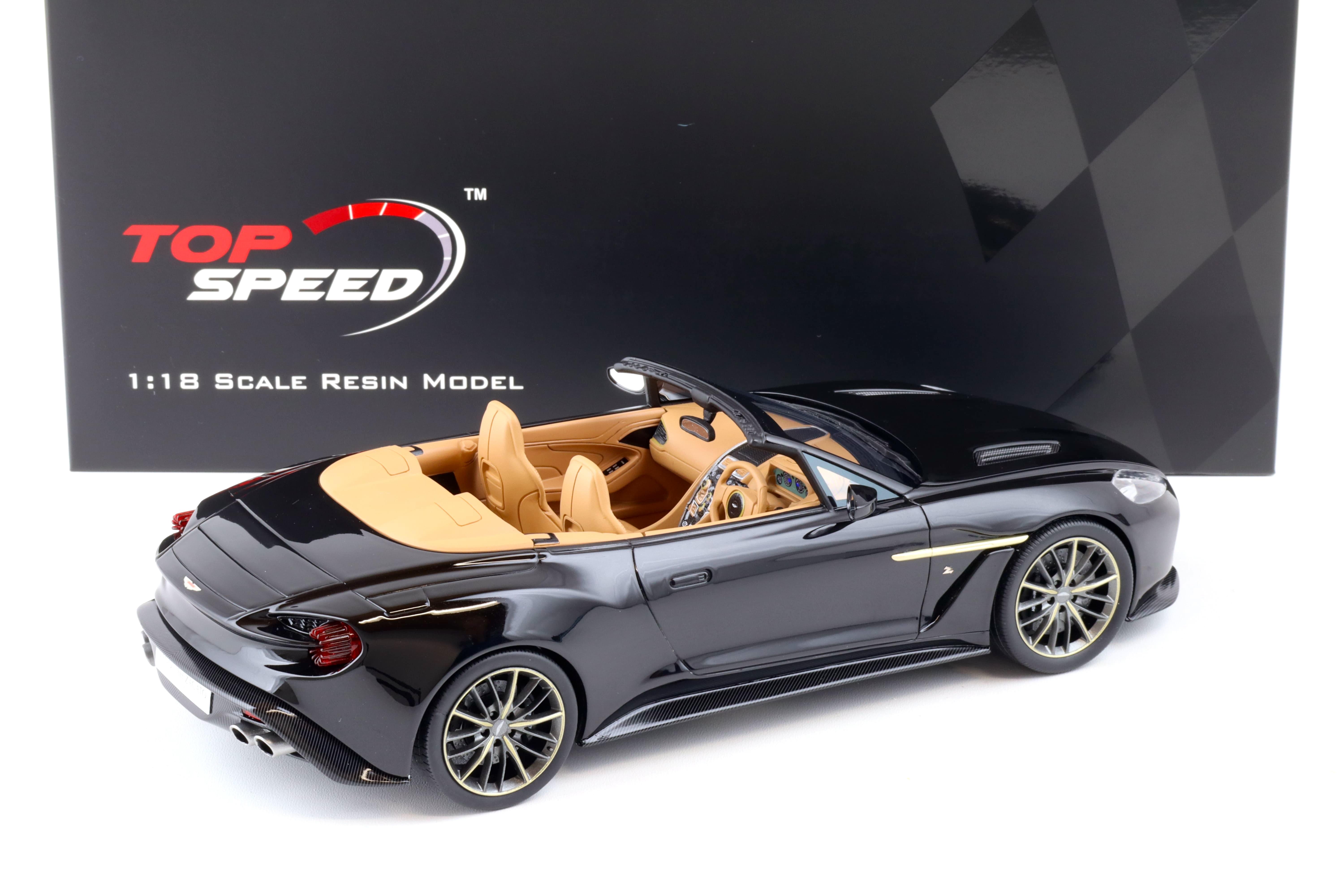 1:18 Top Speed Aston Martin Vanquish Zagato Volante Scorching black TS0216
