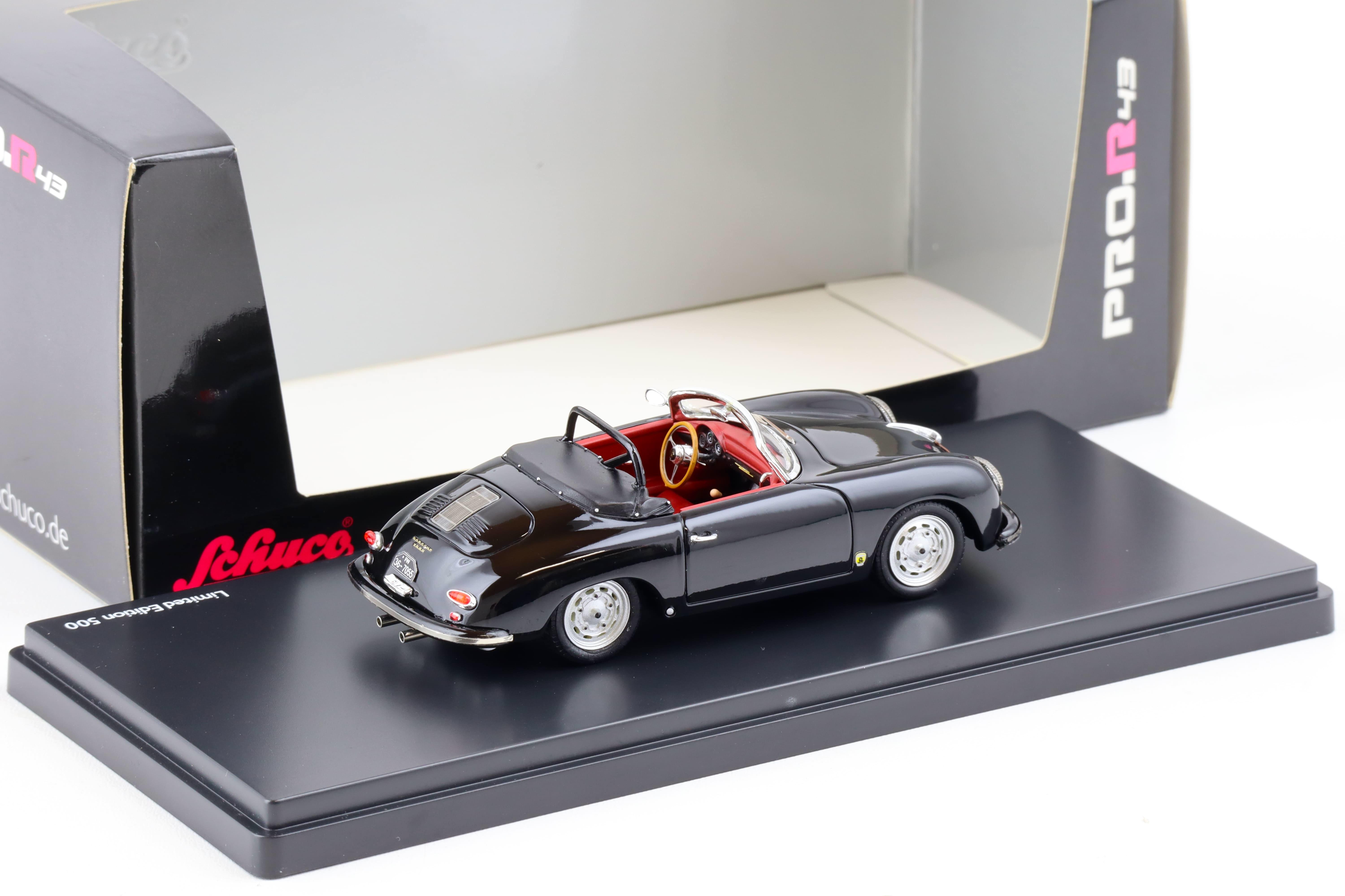 1:43 Schuco PRO.R43 Porsche 356 A Speedster black 