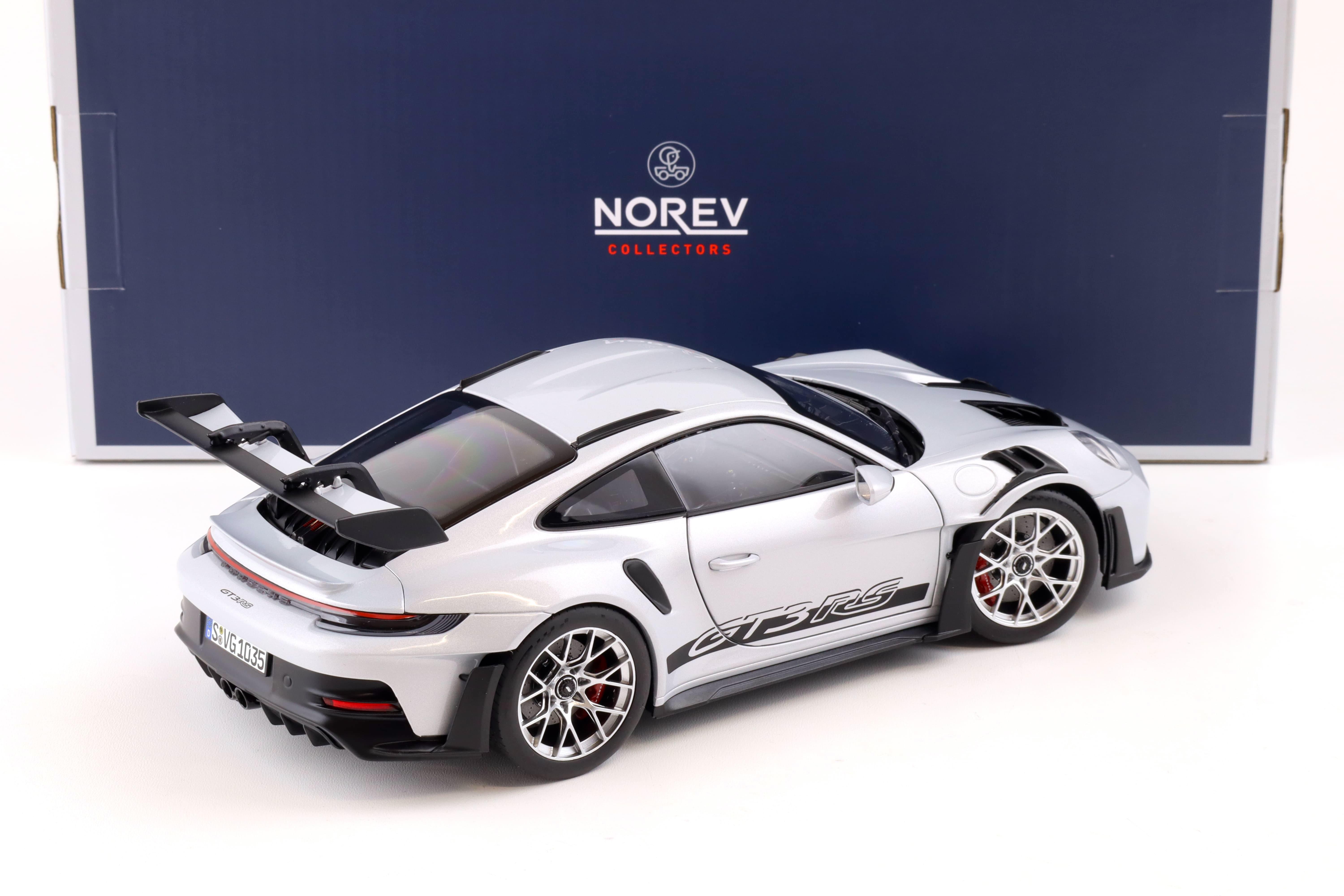 1:18 Norev Porsche 911 (992) GT3 RS Coupe 2022 Ice grey metallic 187359