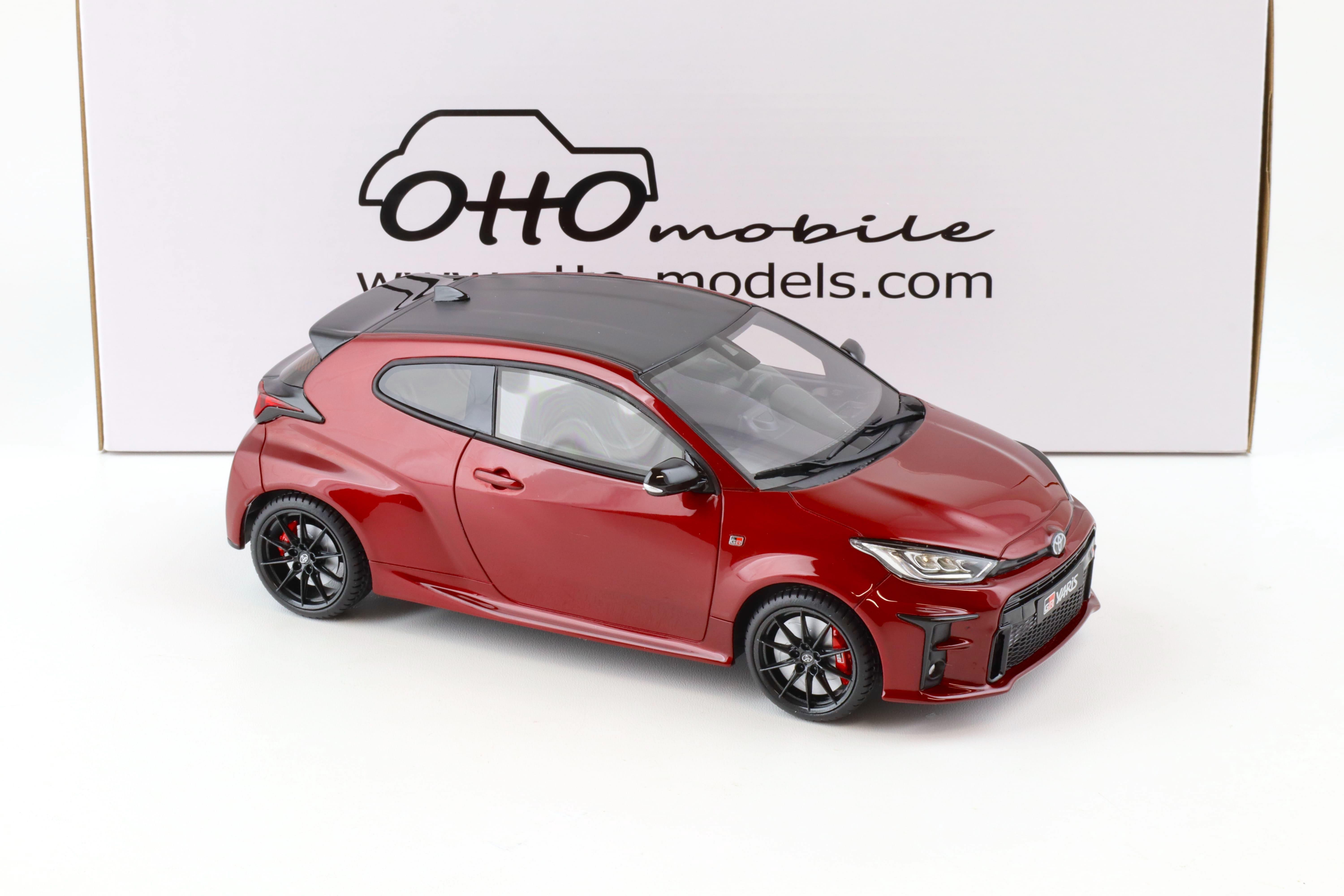 1:18 OTTO mobile OT1003 Toyota Yaris GR red metallic/ black 2021