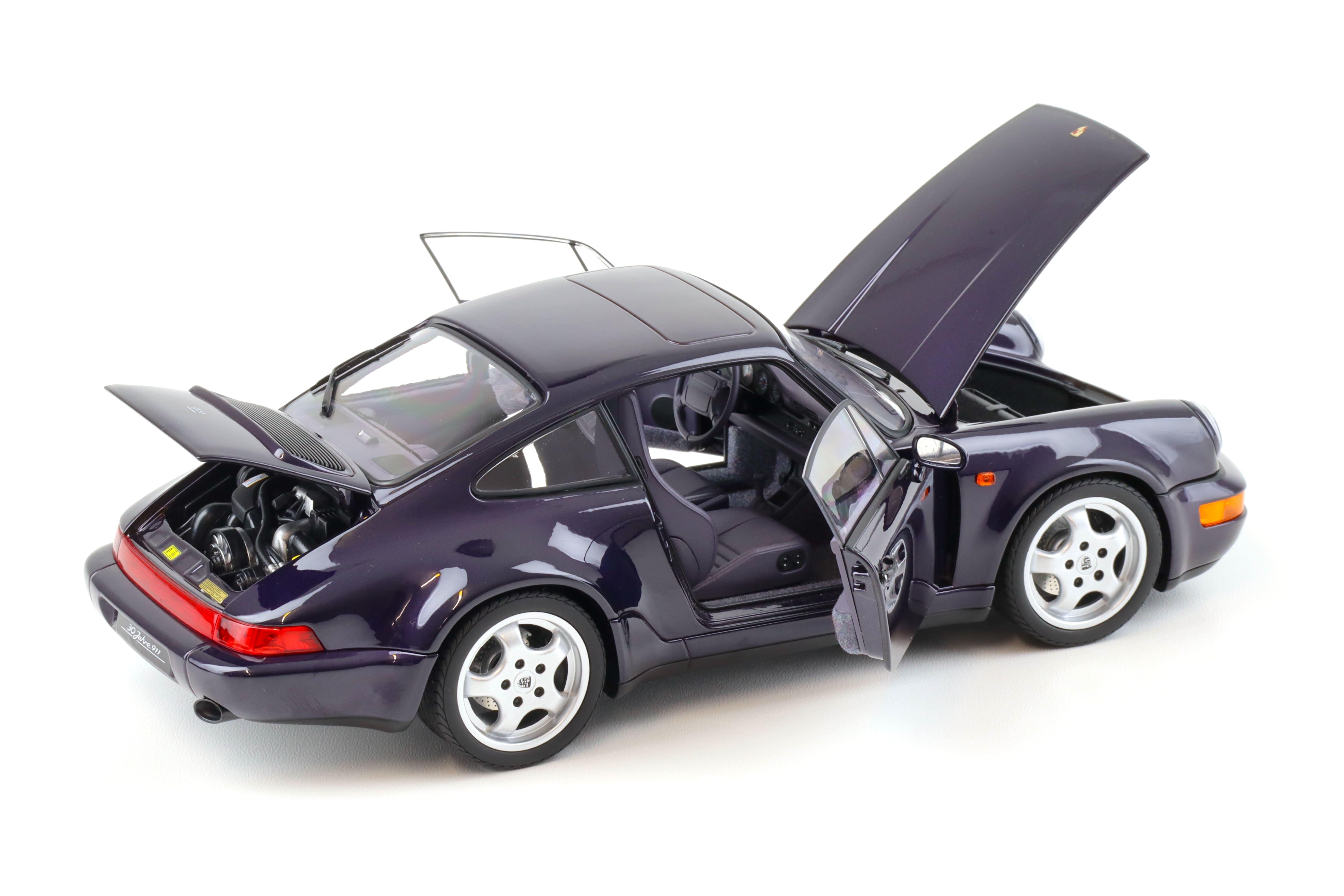 PREORDER 1:18 Norev Porsche 911 964 Carrera 4 WTL 30 Jahre 911 viola metallic - Limited 999 pcs.