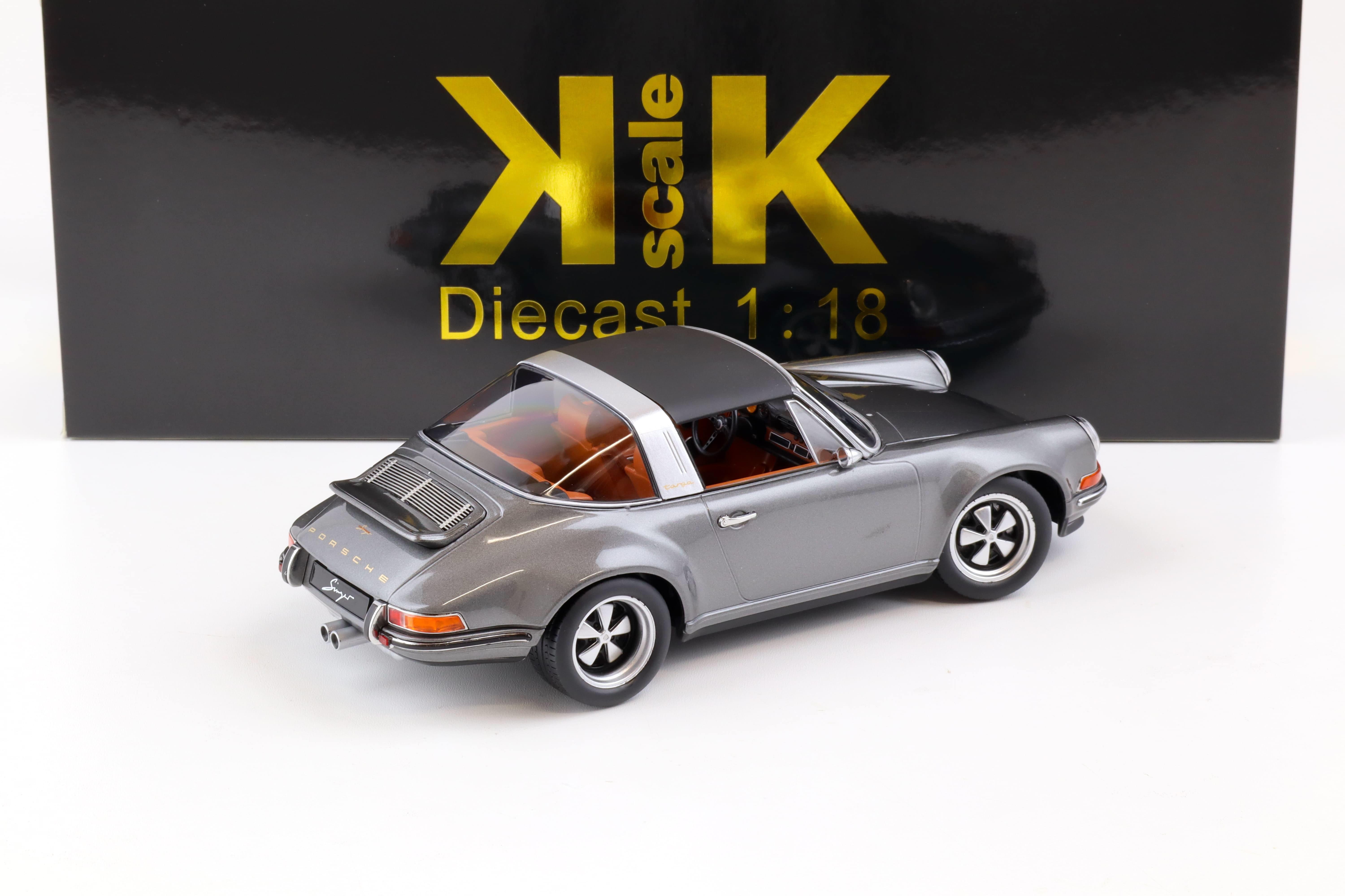 1:18 KK-Scale Singer Porsche 911 Targa grey metallic KKDC180471