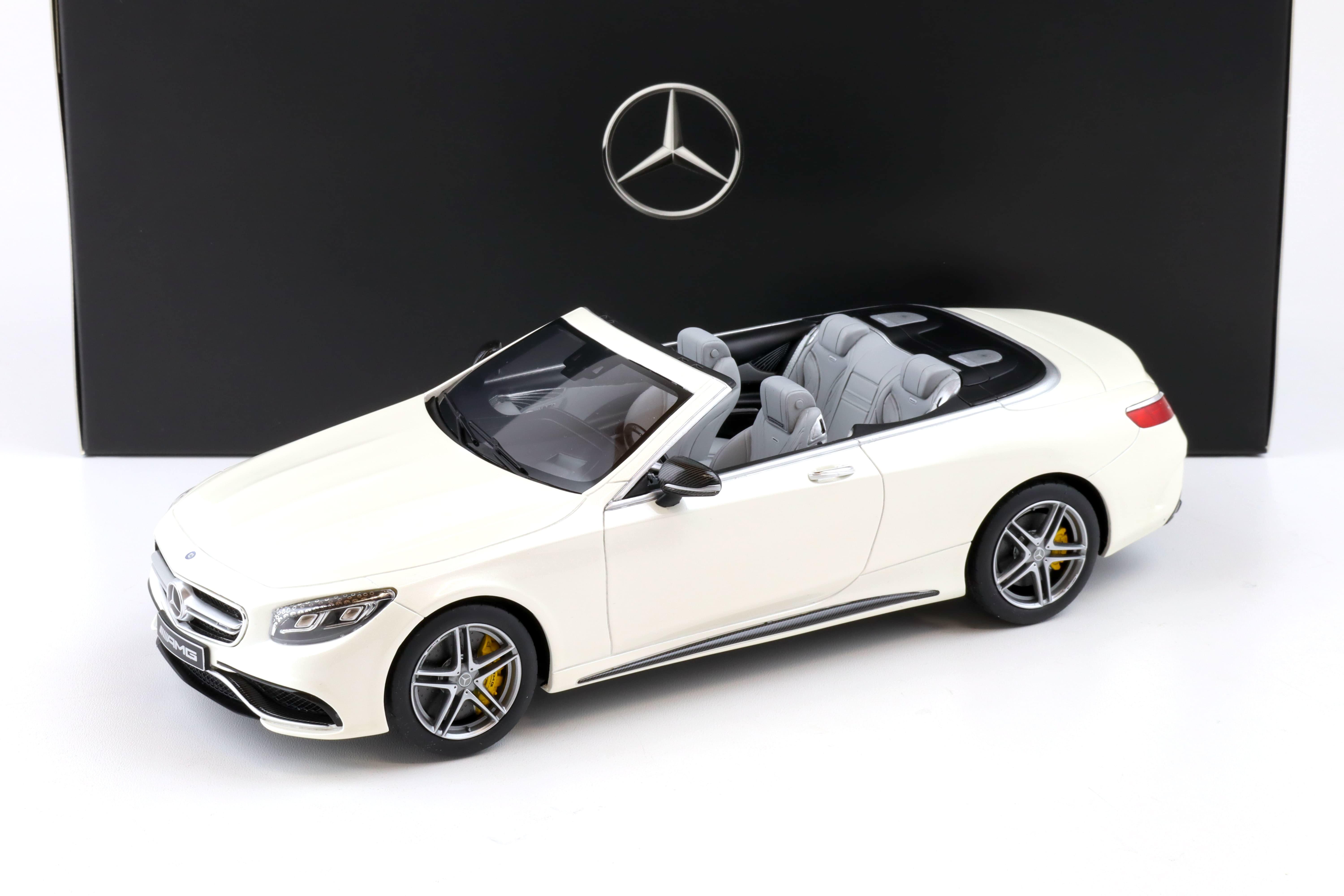 1:18 GT Spirit Mercedes S63 AMG Convertible designo diamond white DEALER VERSION 