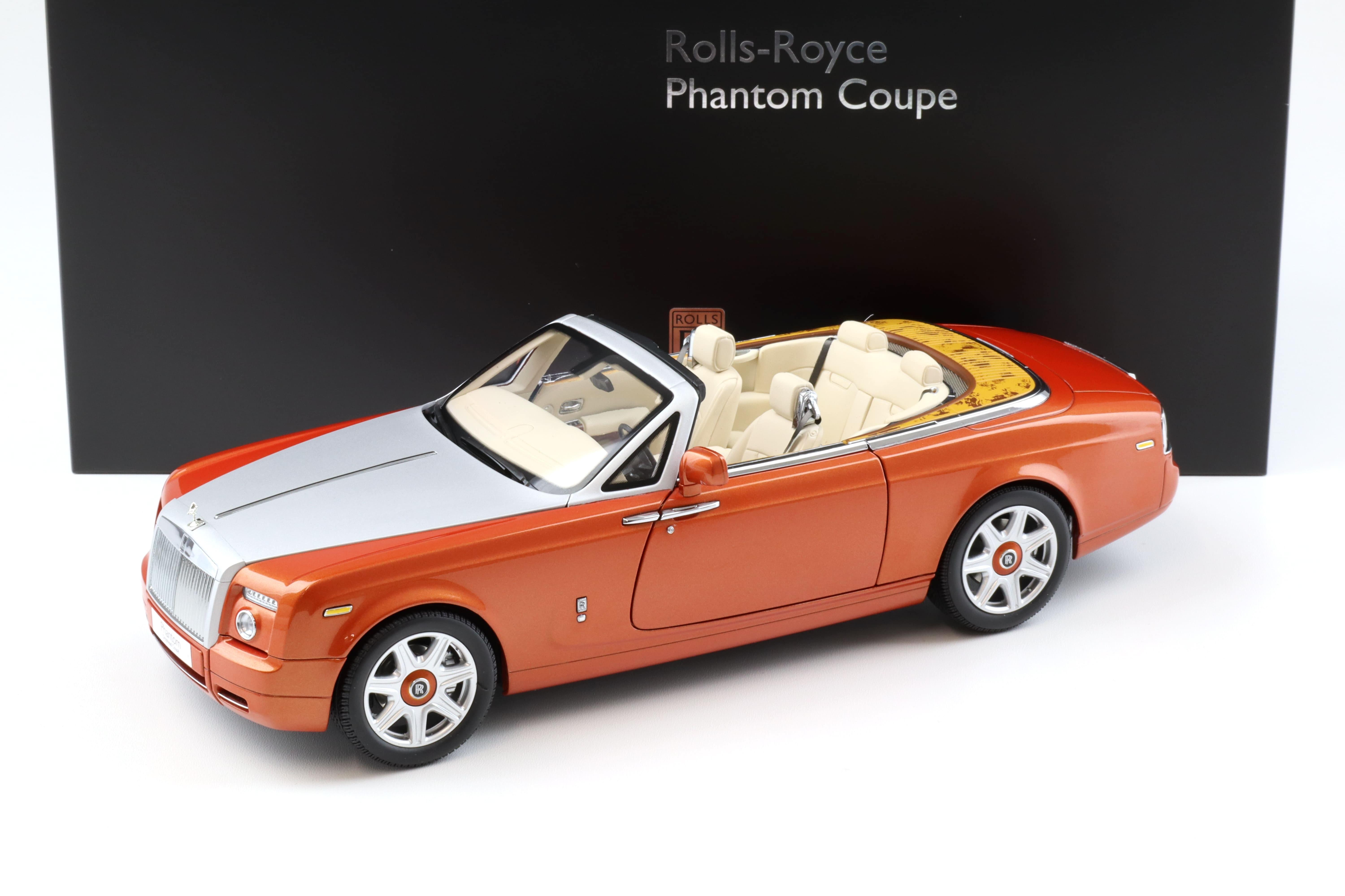 1:18 Kyosho Rolls Royce Phantom Drophead Coupe orange metallic KS08871P
