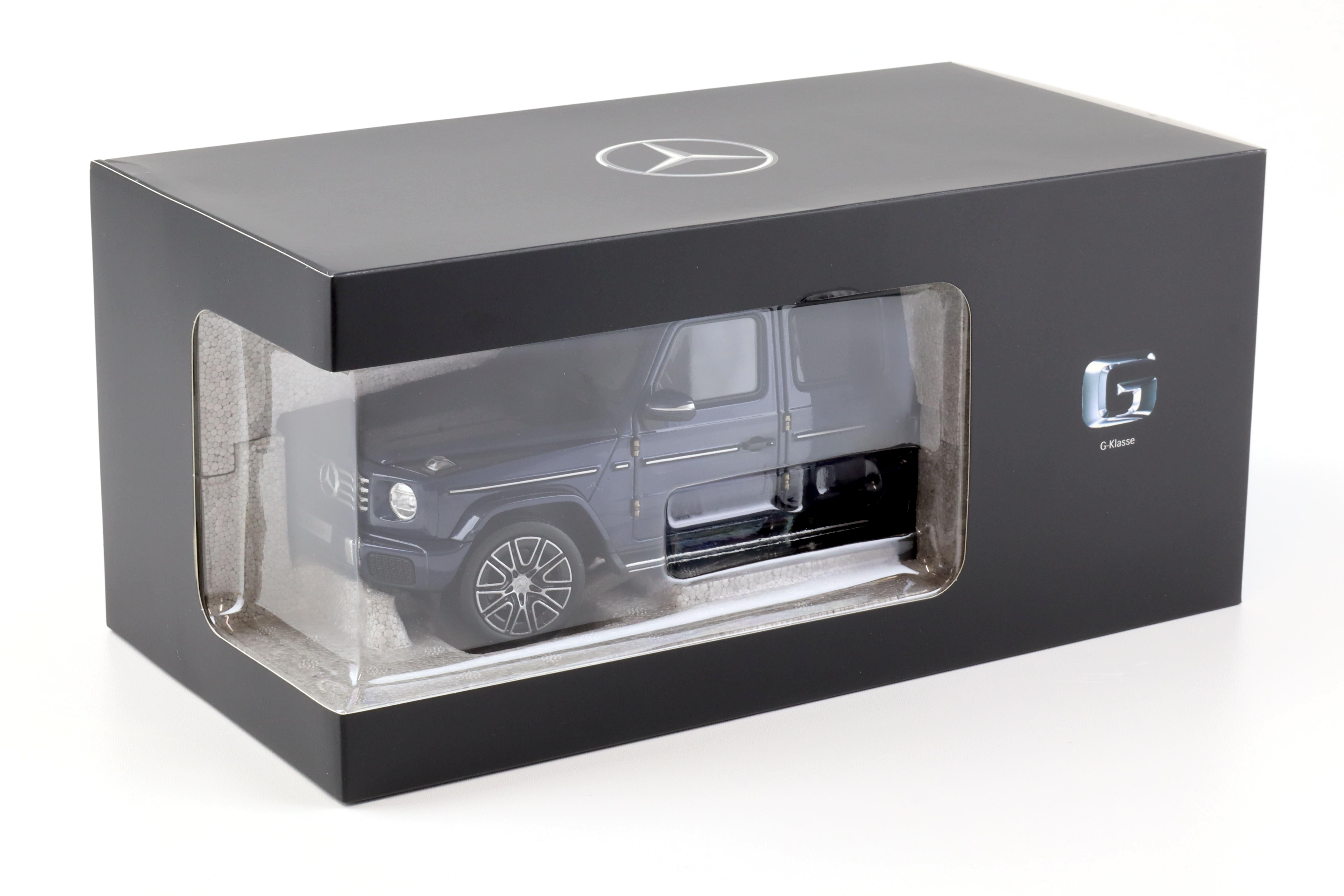 1:18 Norev Mercedes G-Klasse G500 AMG Line W463 sodalite blue 2024 DEALER VERSION
