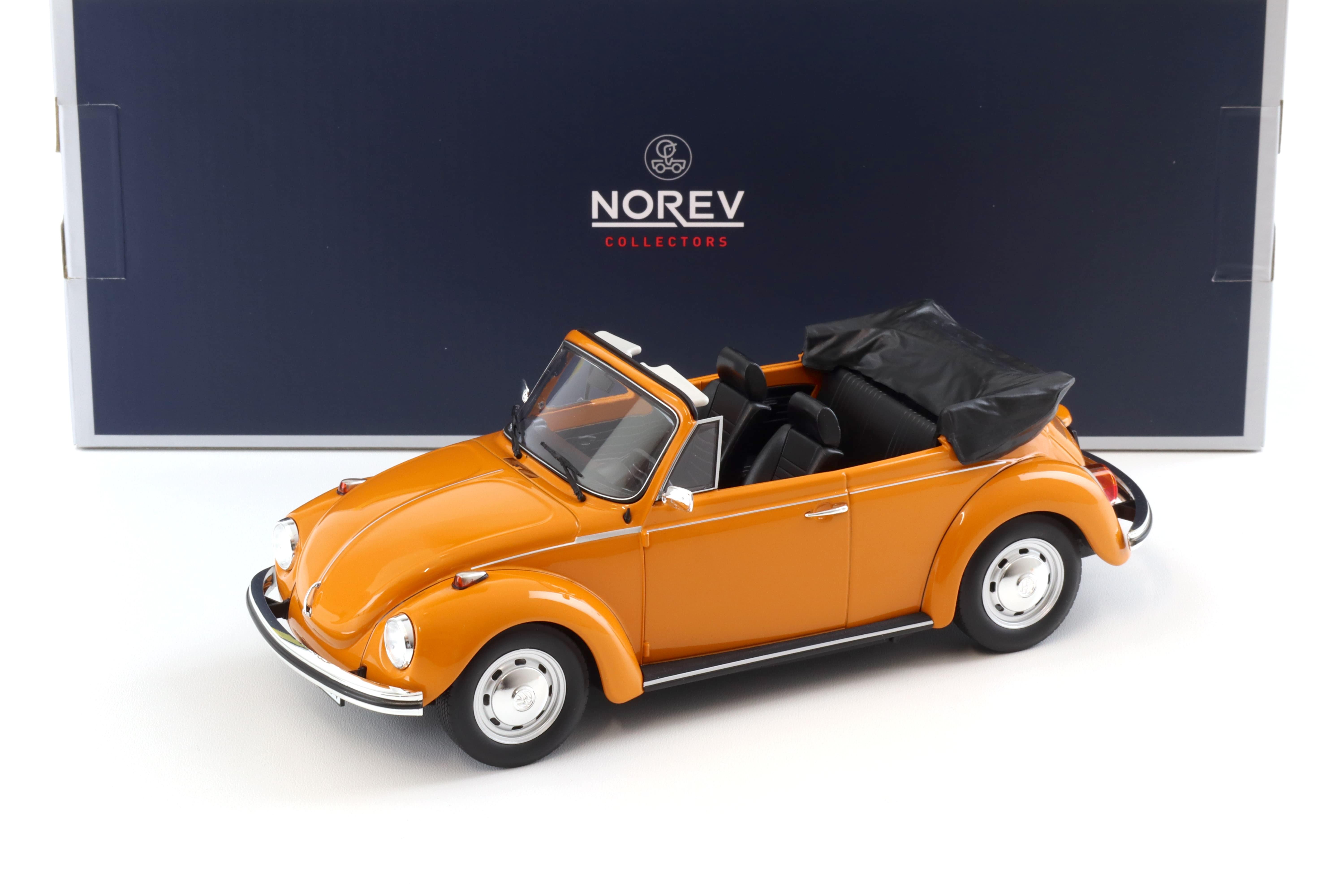1:18 Norev VW Käfer Beetle 1303 Cabriolet orange 1972