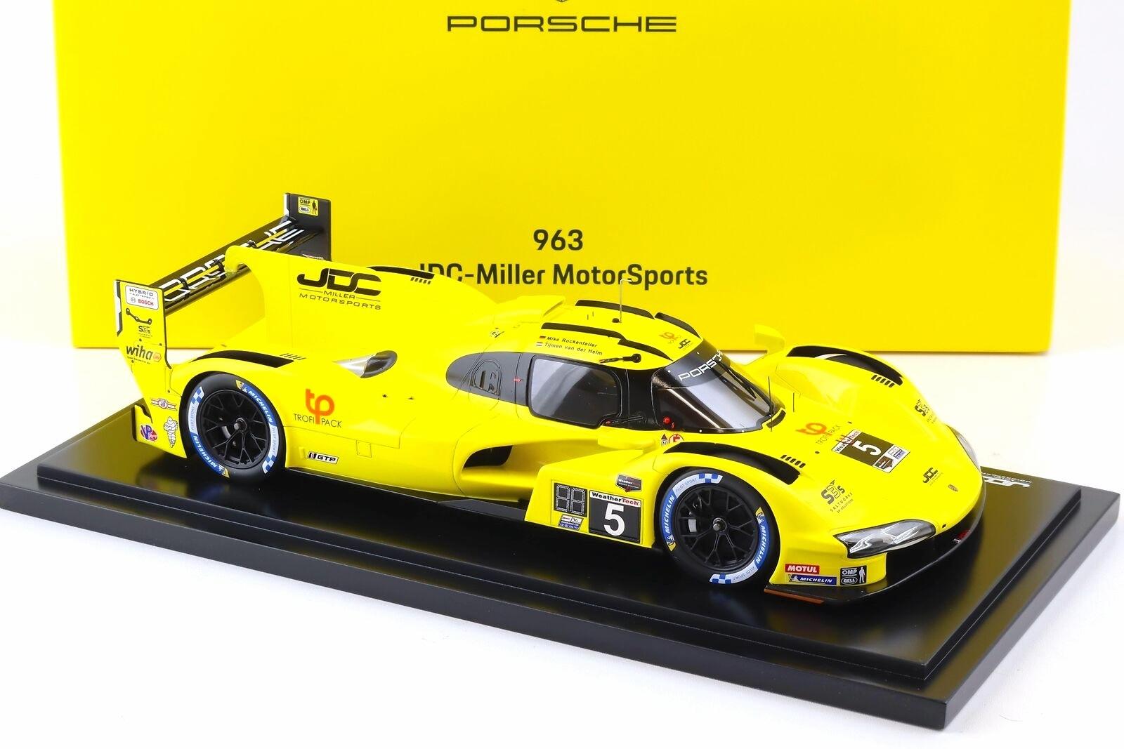 1:18 Spark Porsche 963 JDC Miller Motorsports Rockenfeller #5 yellow WAP DEALER
