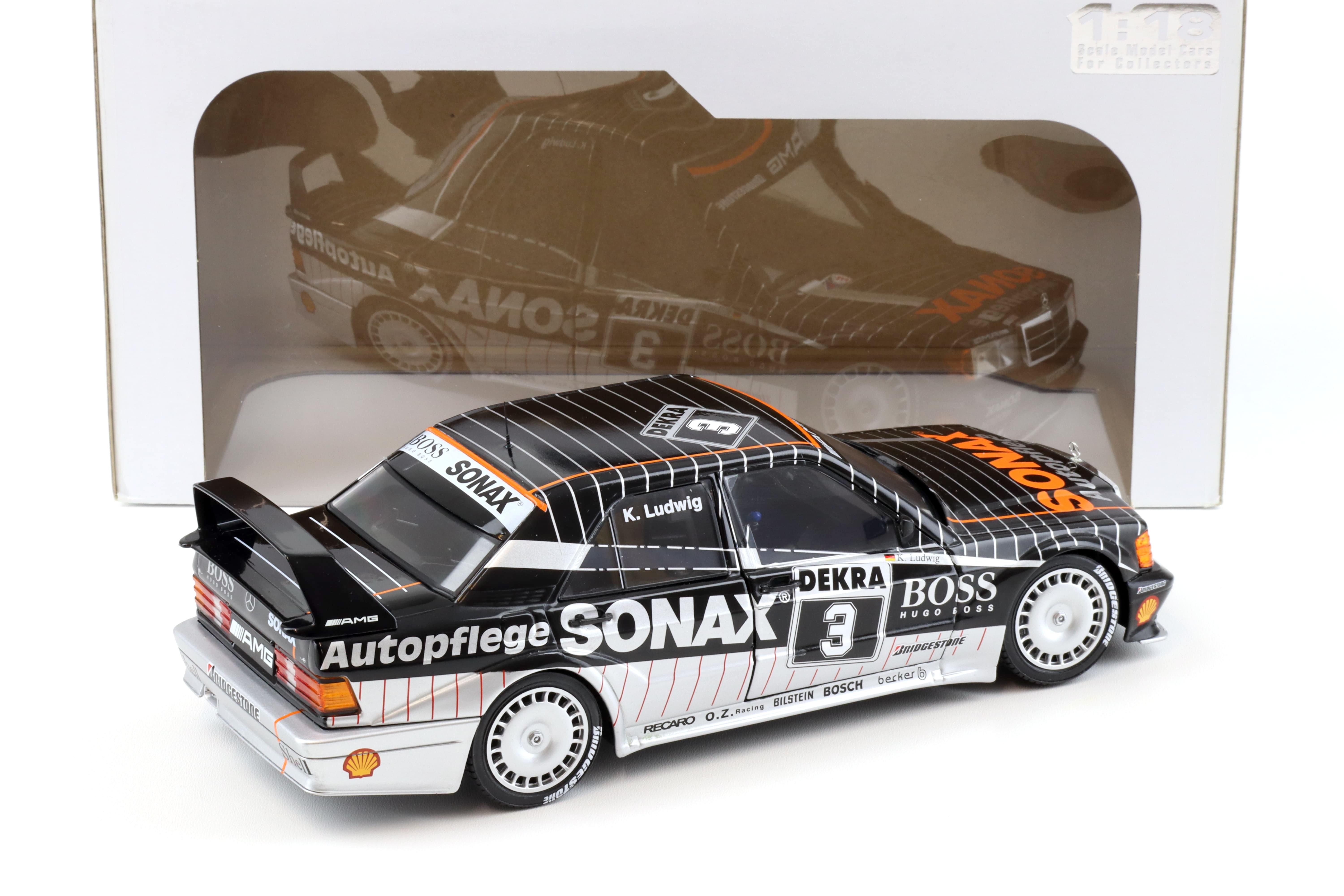 1:18 Solido Mercedes 190E 2.5-16 EVO 2 DTM 1992 K.Ludwig #3 SONAX 