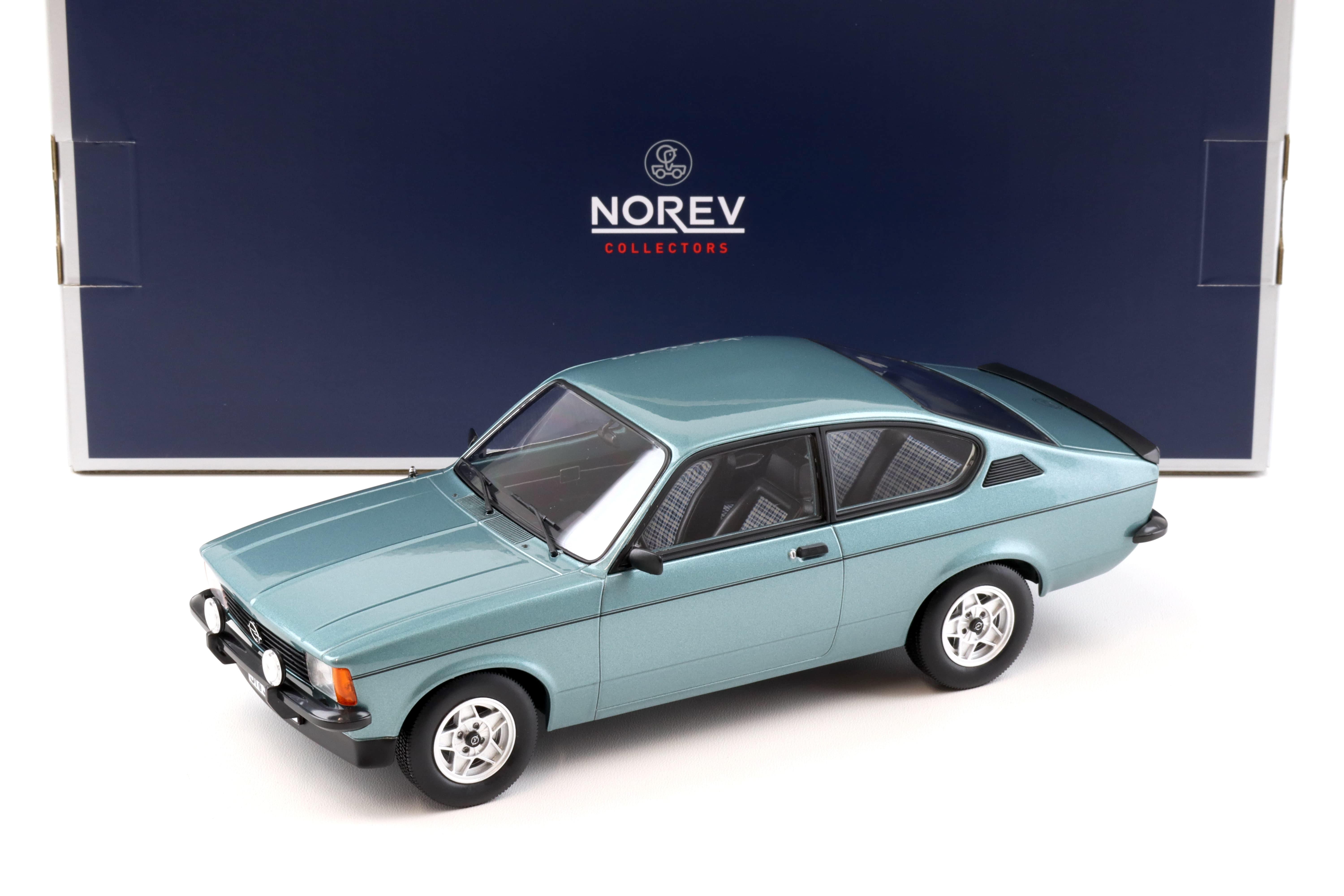 1:18 Norev Opel Kadett C Rallye 2.0E Winterfest 1978 turquoise metallic
