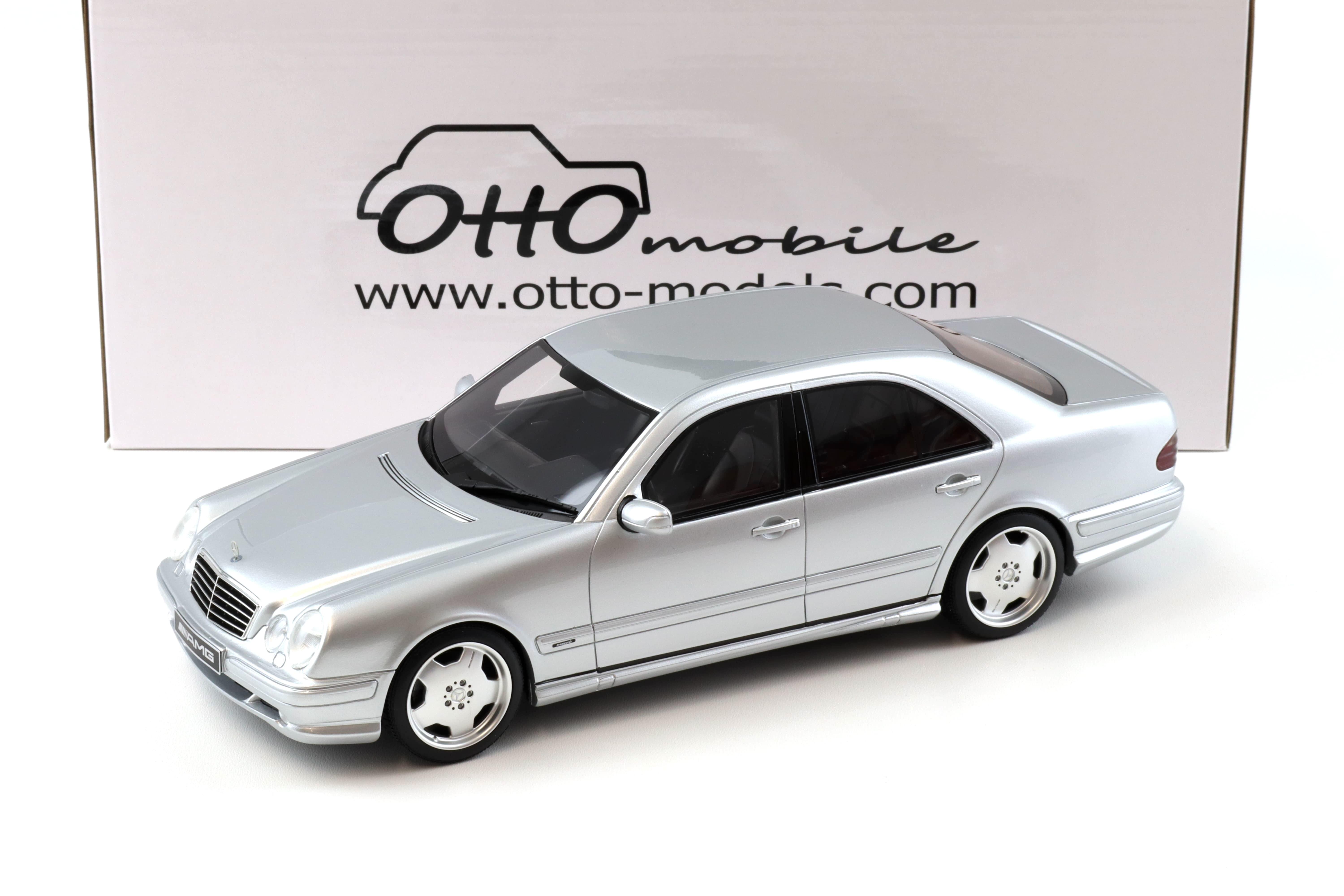 1:18 OTTO mobile OT459 Mercedes E55 AMG W210 Limousine Brilliant silver 2001