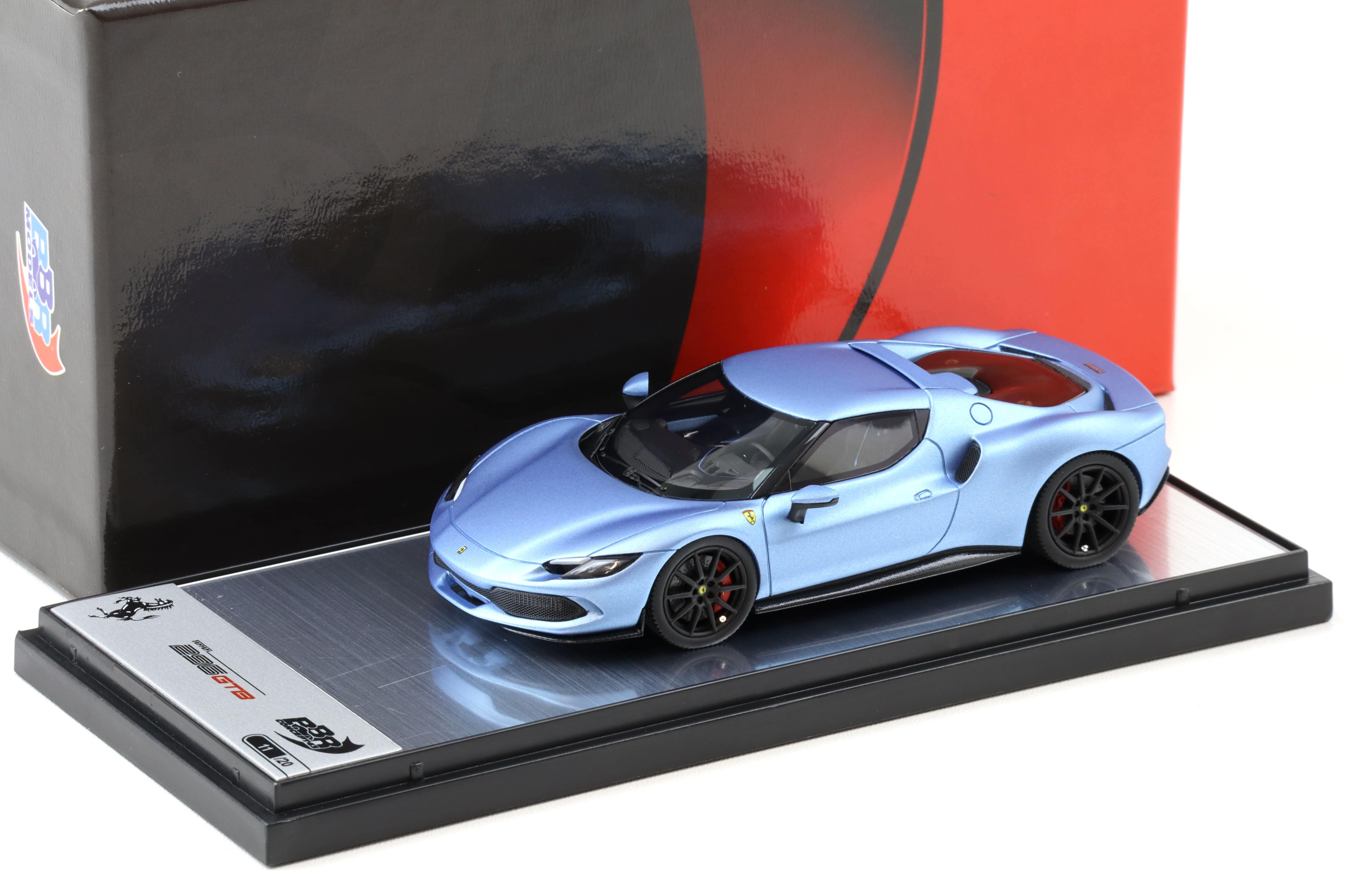1:43 BBR Ferrari 296 GTB Azzurro California blue matt - Limited 20 pcs.