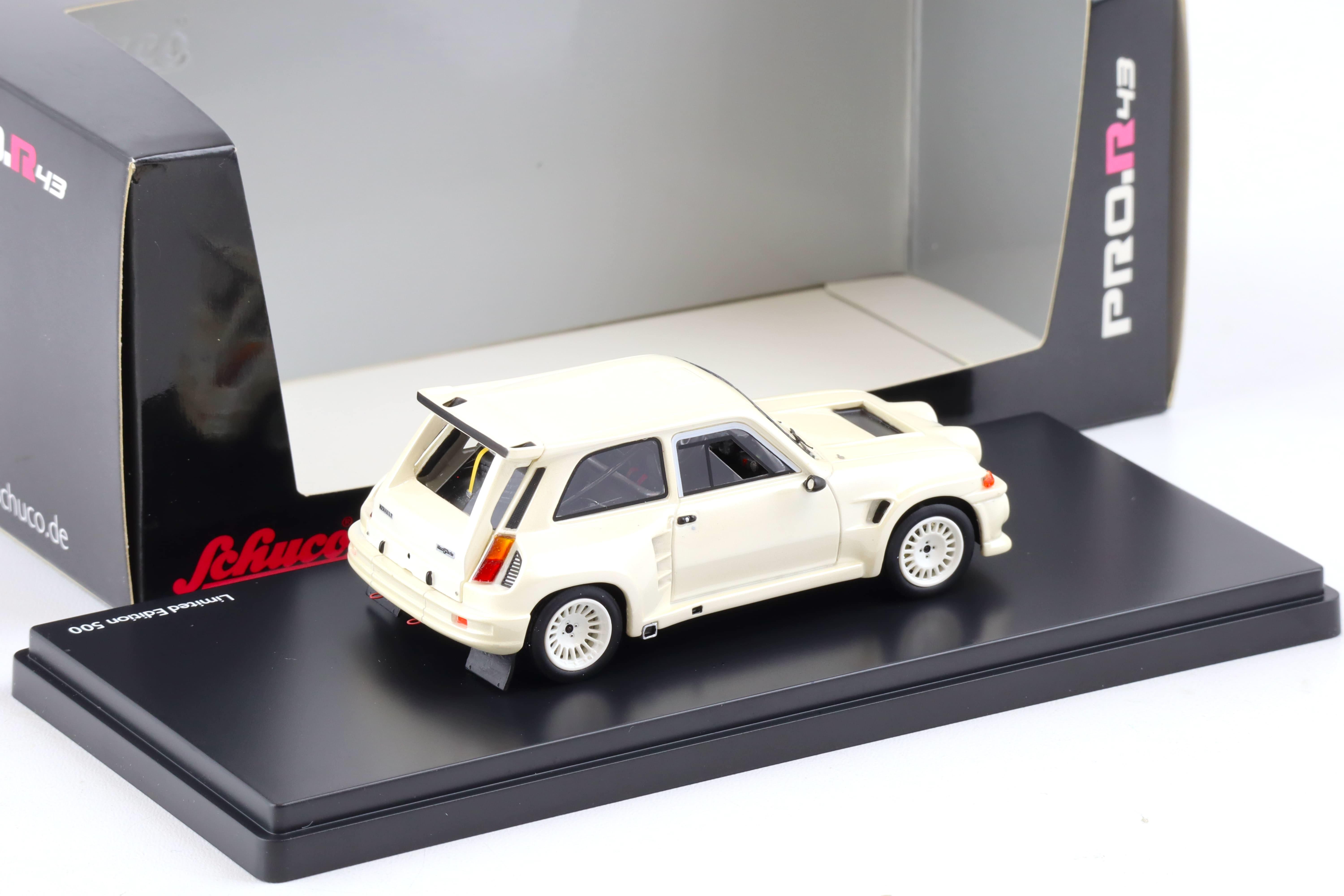 1:43 Schuco PRO.R43 Renault R5 Maxi Turbo 1985 pearl white