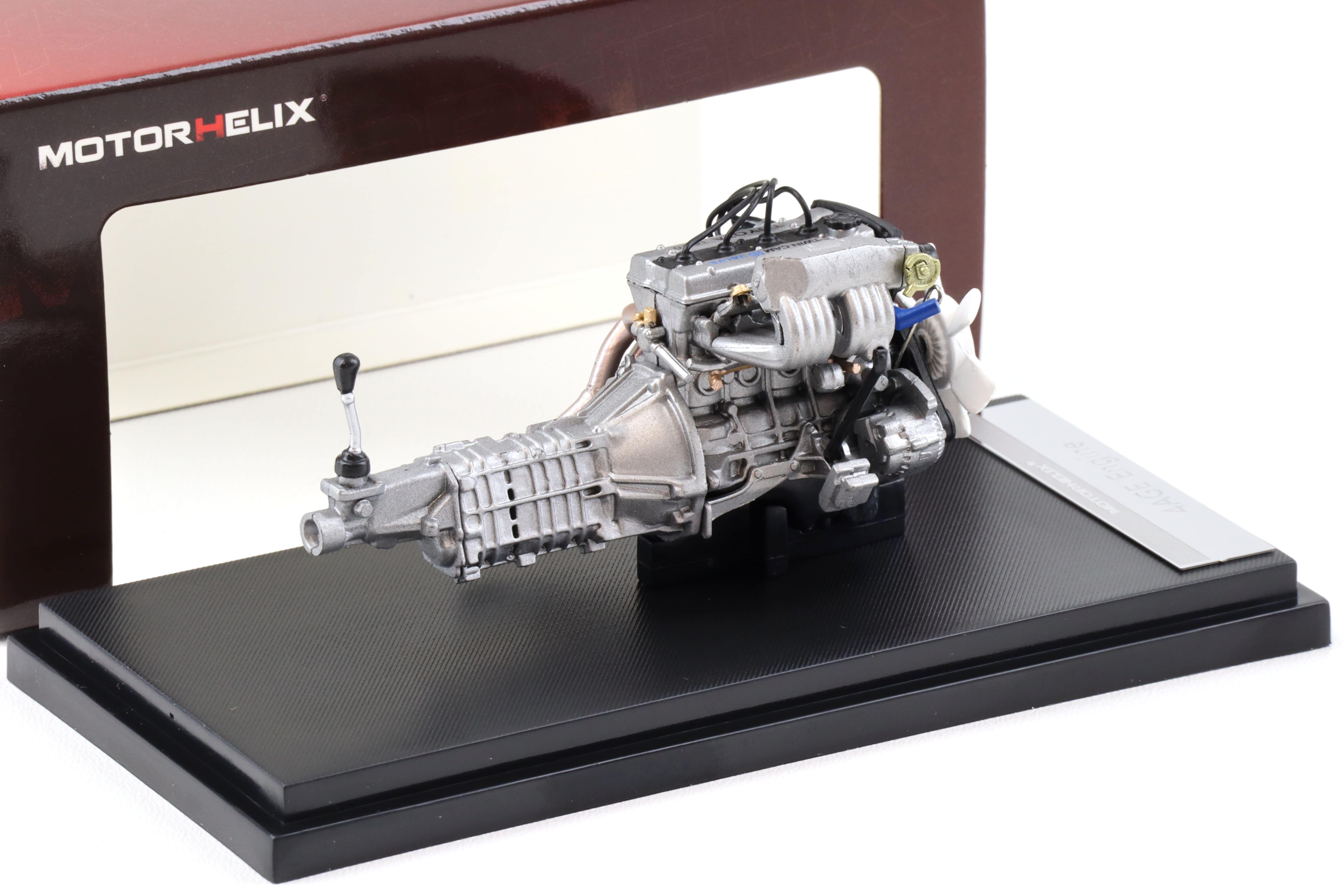 1:18 Motorhelix Zubehör Toyota Trueno AE86 4A-GE Motor Engine M90107