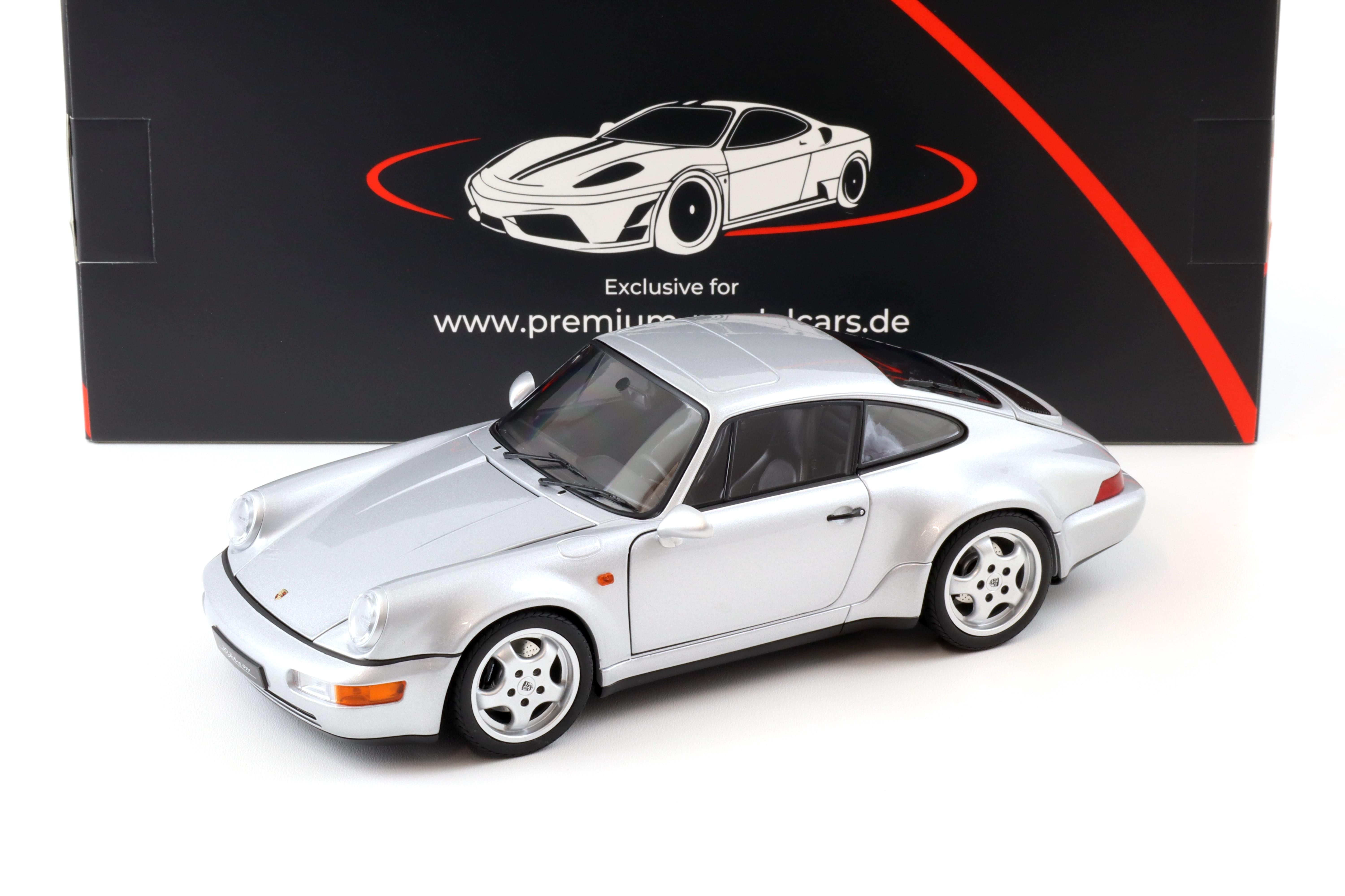 PREORDER 1:18 Norev Porsche 911 964 Carrera 4 WTL 30 Jahre 911 Polar silver - Limited 999 pcs.