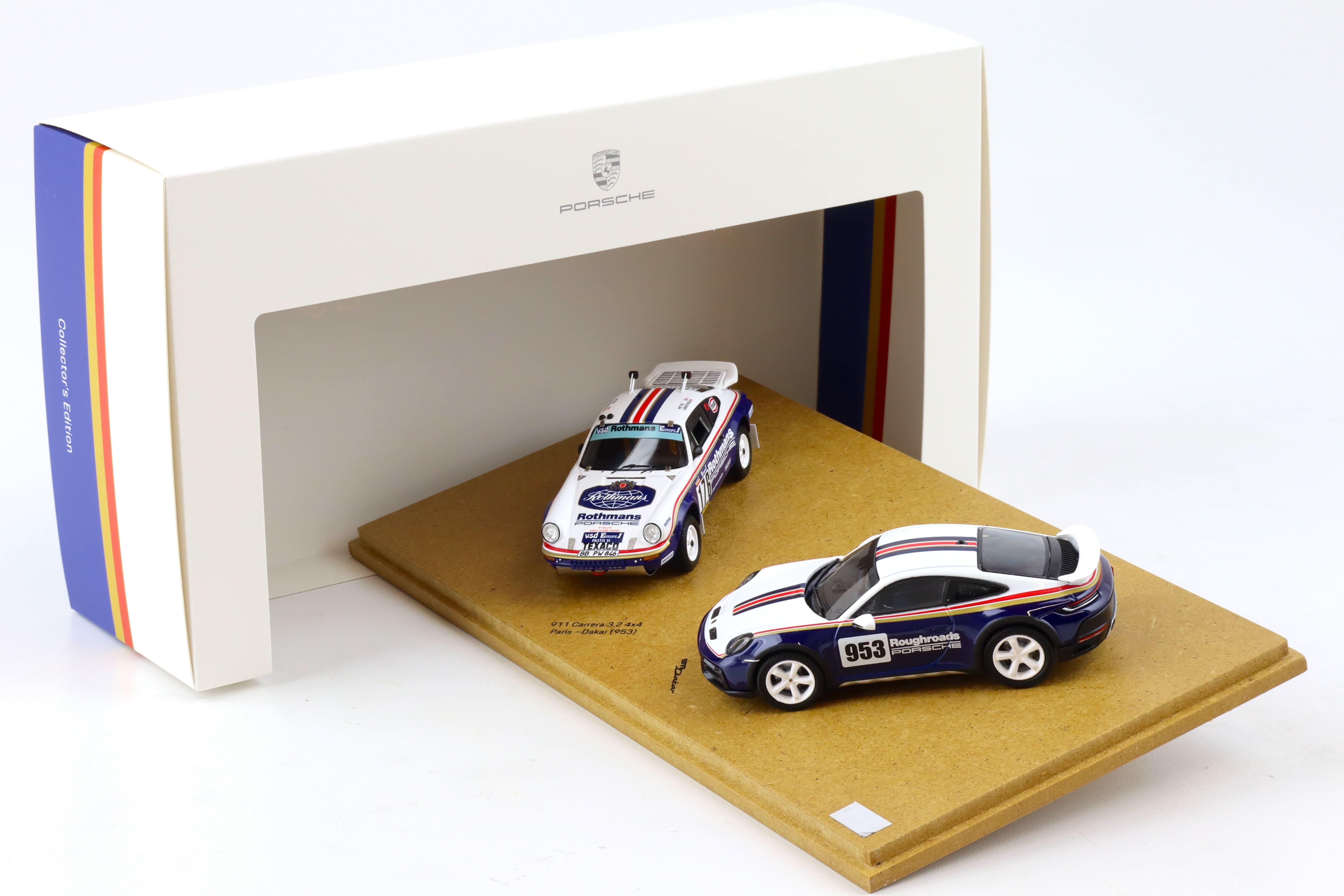 1:43 Spark Porsche 911 (992) Dakar + 953 Rally SET Rothmans Limited WAP DEALER