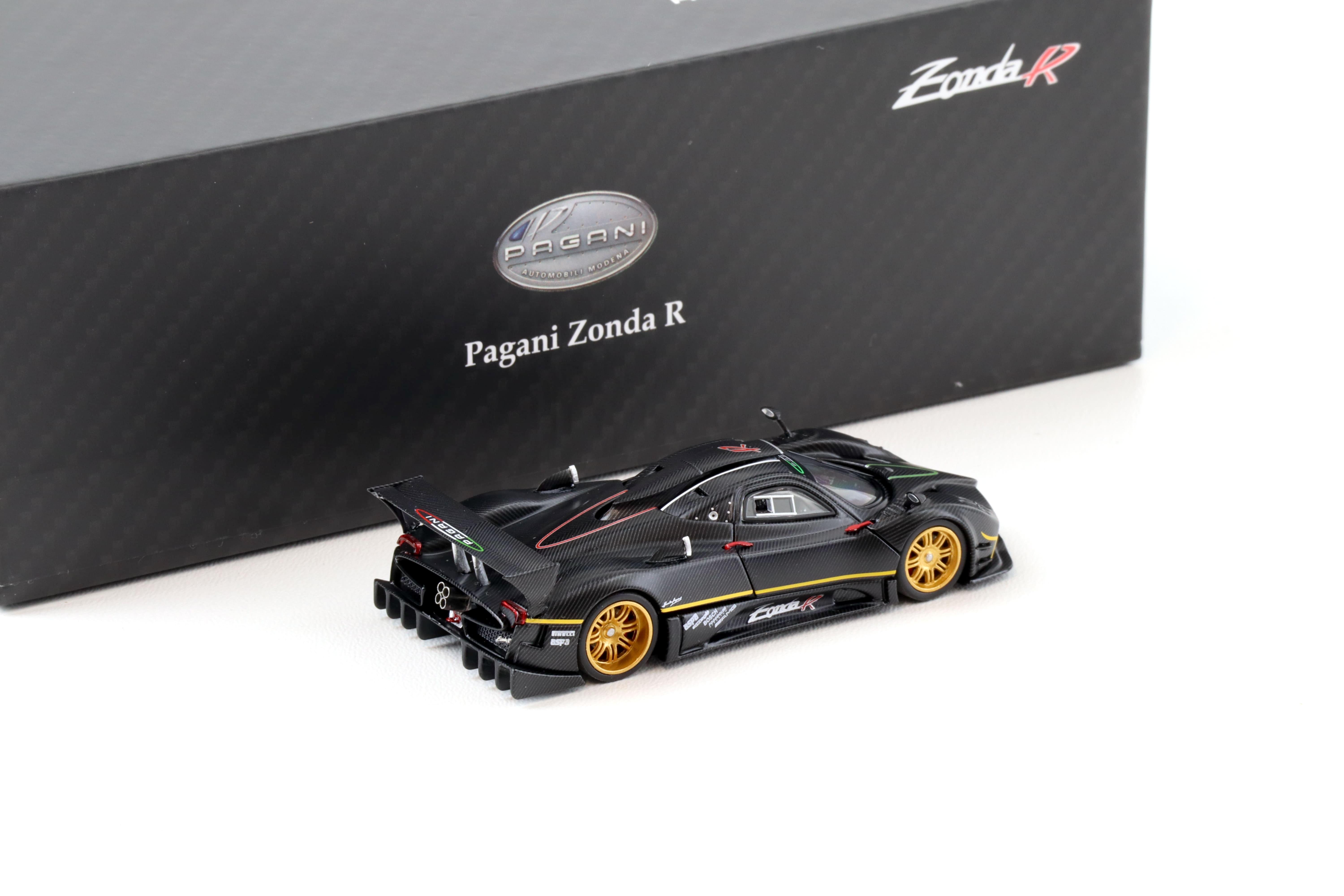 1:64 Almost Real x Motorhelix Pagani Zonda R matte Carbon Fiber 650630001