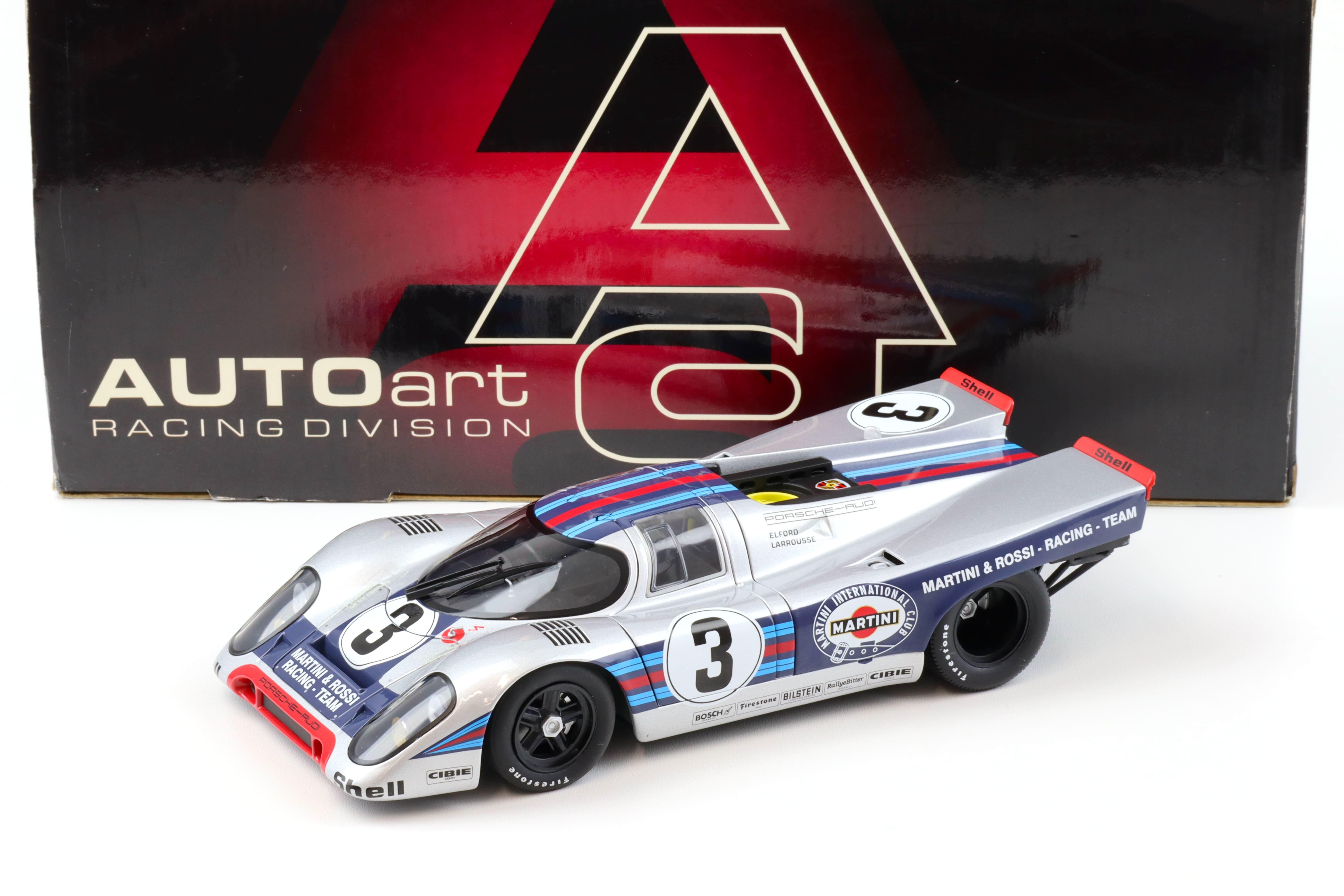 Modellautos 1:18 AutoArt Millenium Porsche 917 L Long Tail Le Mans 1971 #21  OVP