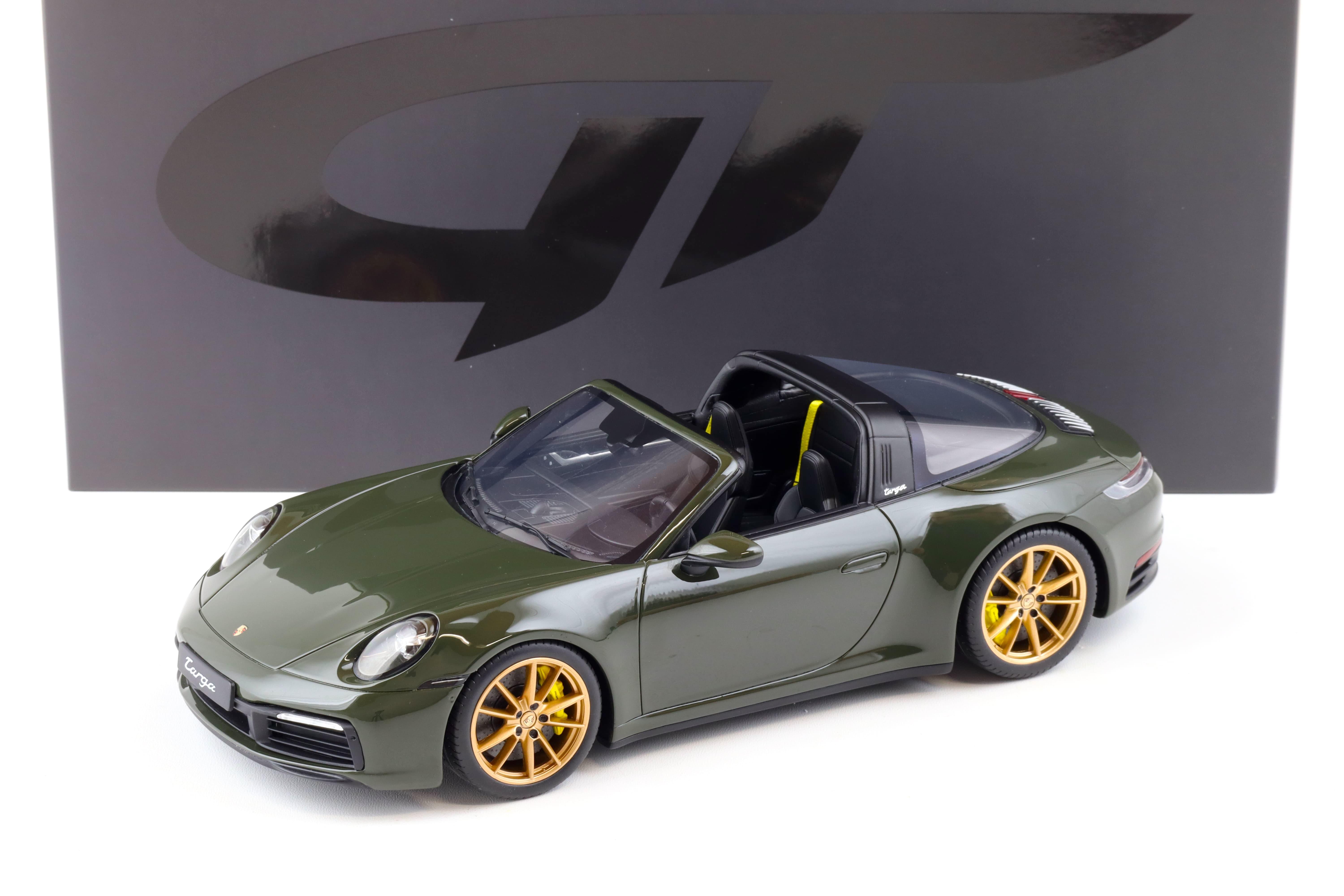 1:18 GT Spirit GT438 Porsche 911 (992) Targa 4S black-olive green 2020