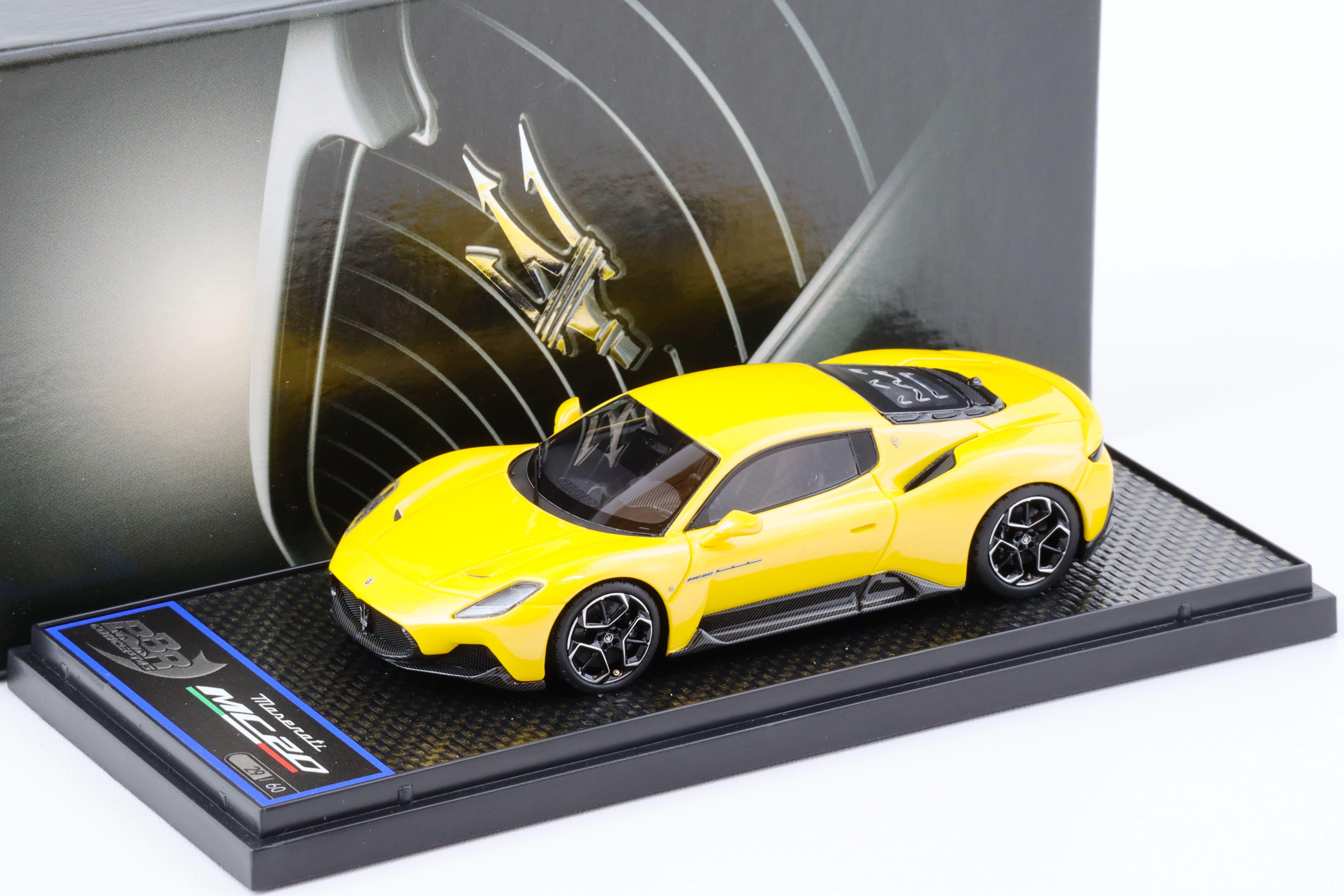 1:43 BBR Maserati MC20 Giallo Genio yellow 2020 - Limited 60 pcs.