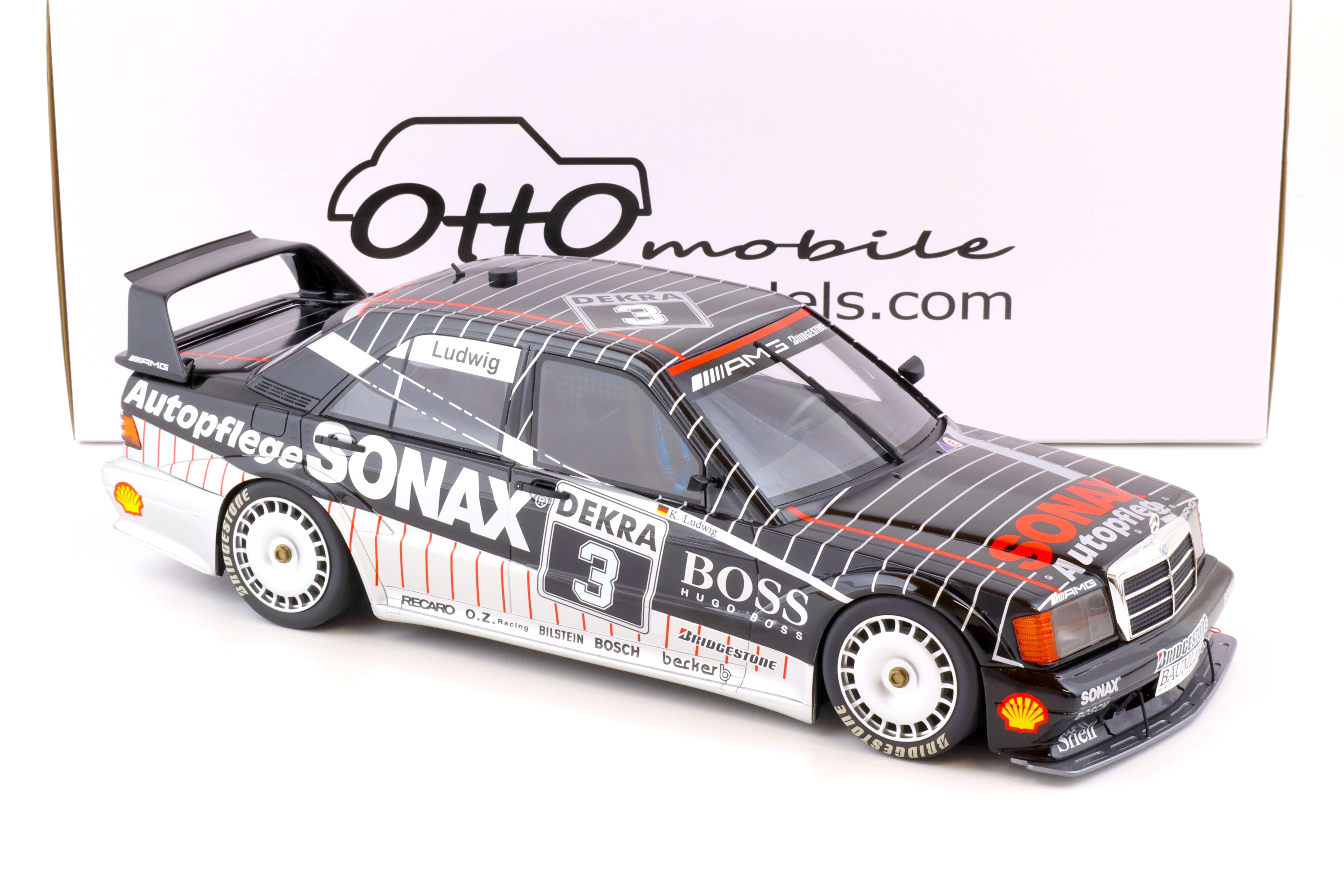 1:12 OTTO mobile G062 Mercedes 190E EVO 2 W201 DTM 1992 Ludwig #3 SONAX