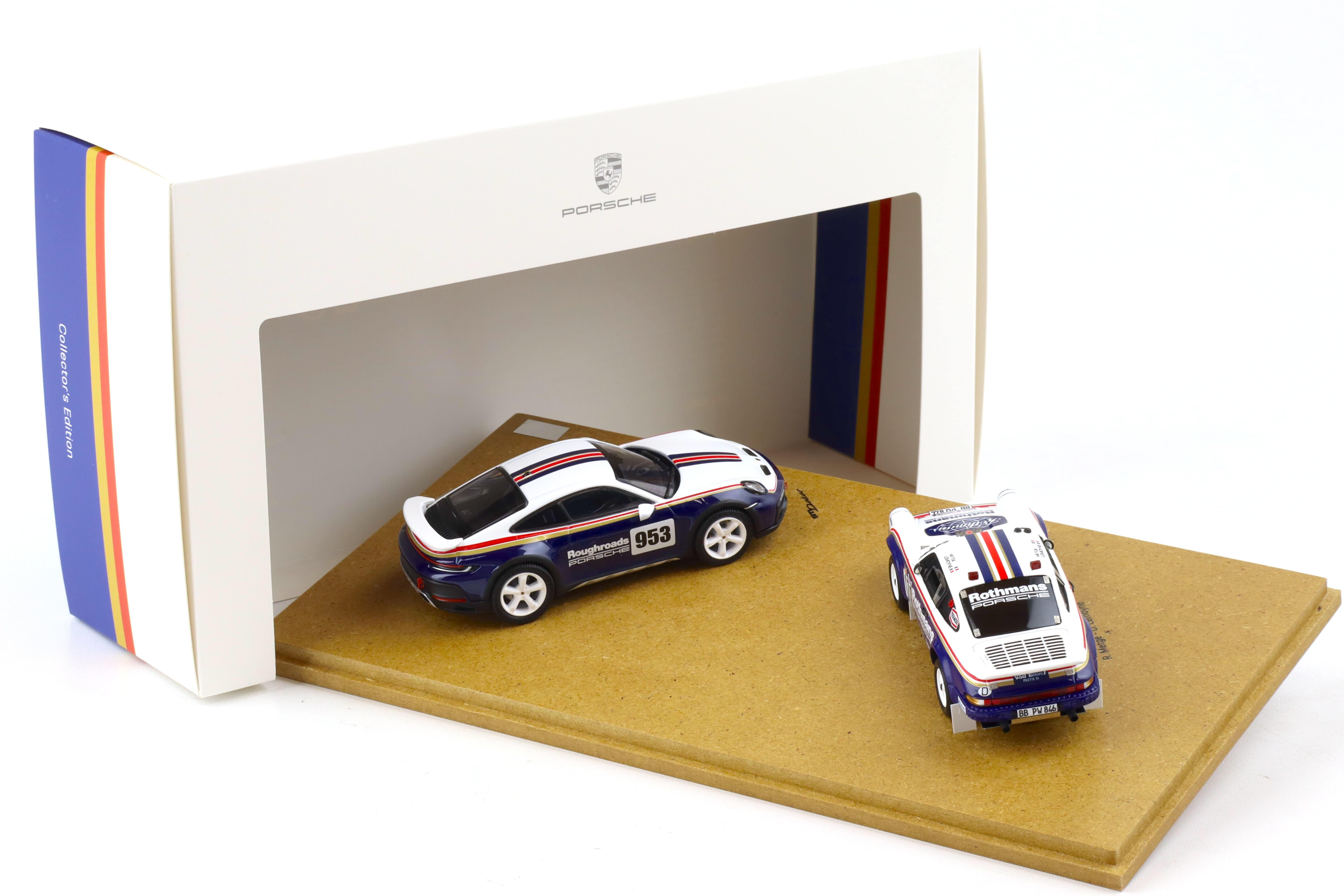 1:43 Spark Porsche 911 (992) Dakar + 953 Rally SET Rothmans Limited WAP DEALER