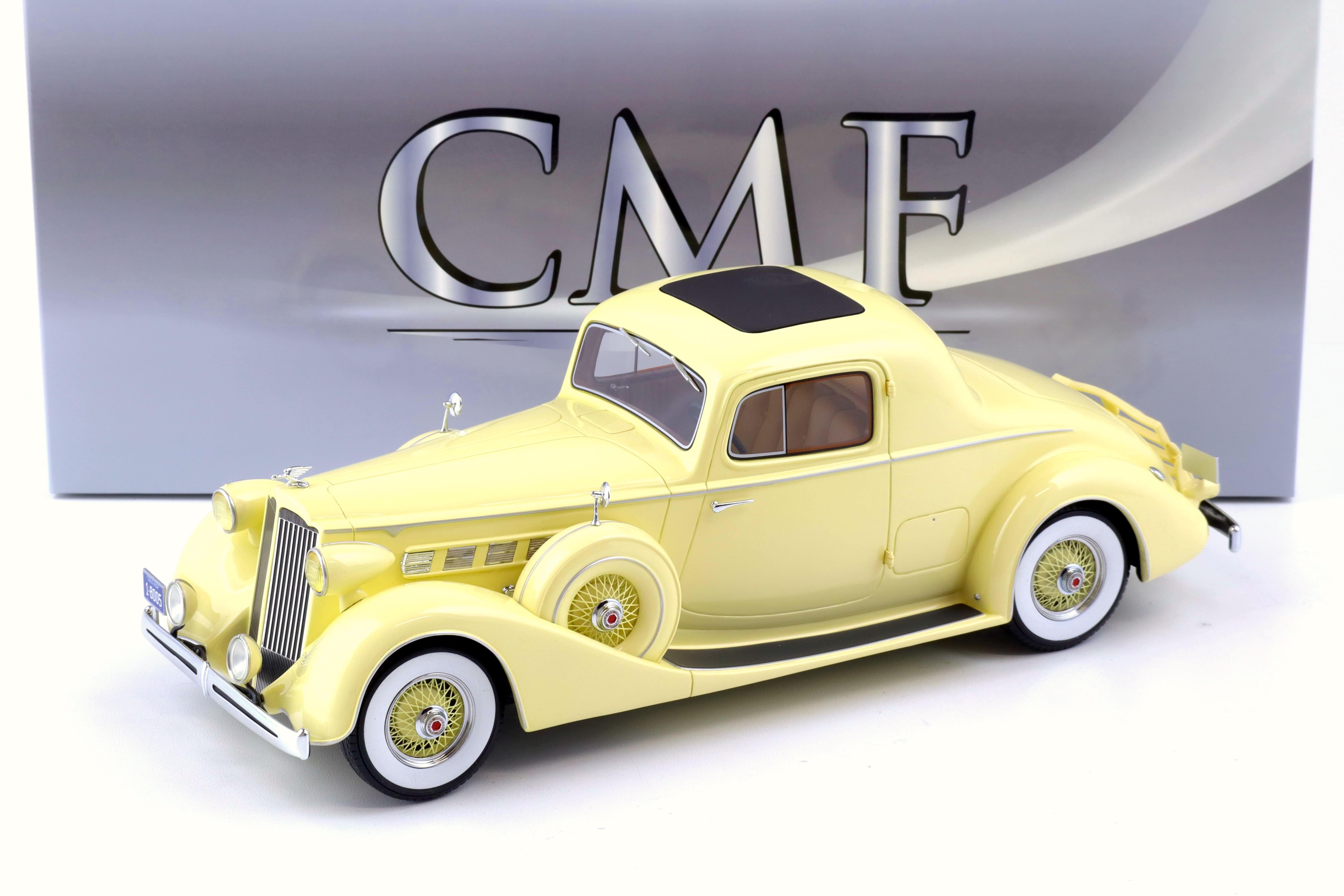 1:18 CMF Packard Super Eight Coupe light yellow 1936 CMF18005