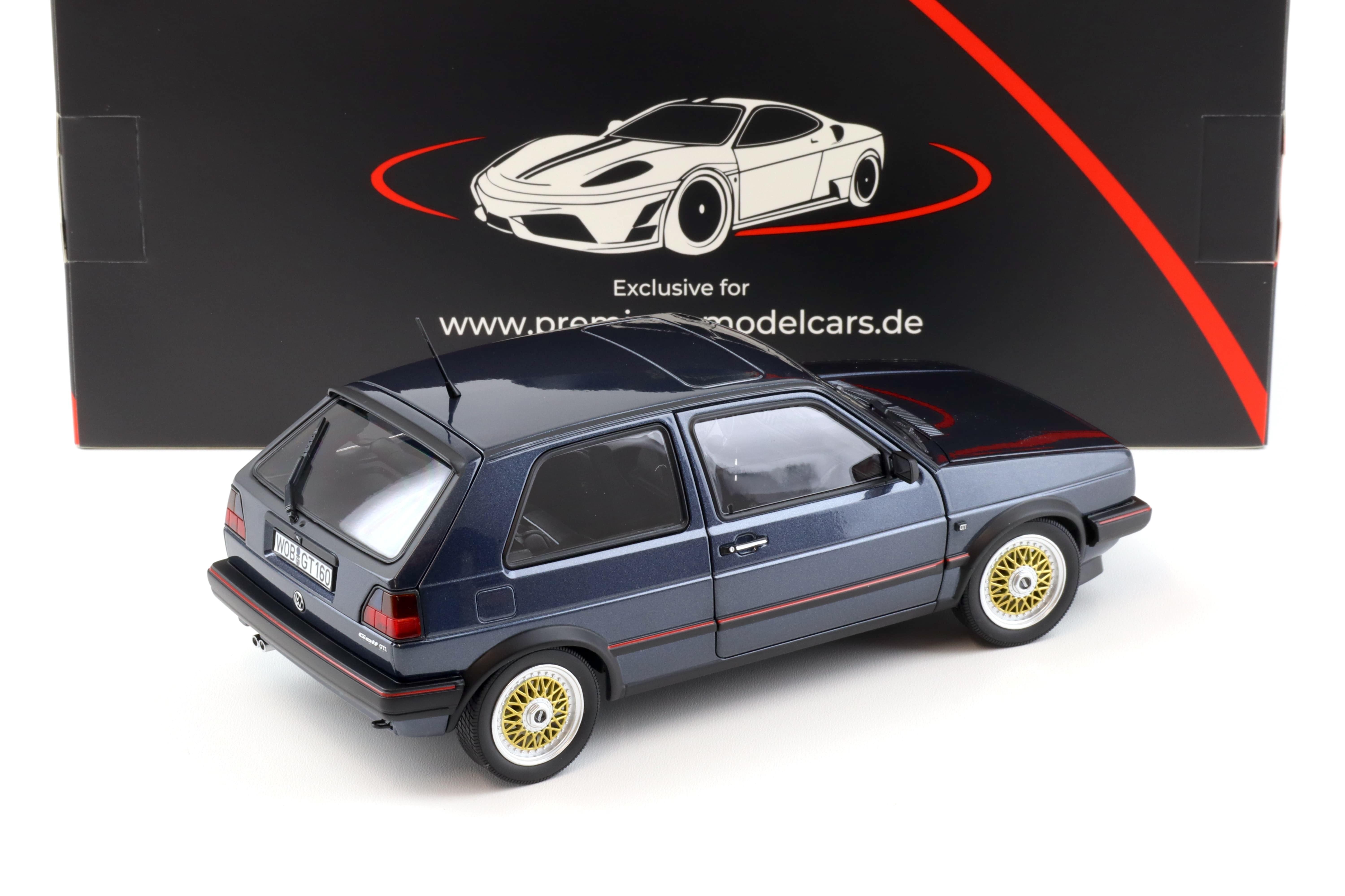 1:18 Norev VW Golf 2 GTI 1988 Helios blue metallic 188563 - Limited 500 pcs. 1:18 Norev VW Golf 2 GTI 1988 Helios blue metallic 188563 - Limited 500 pcs.