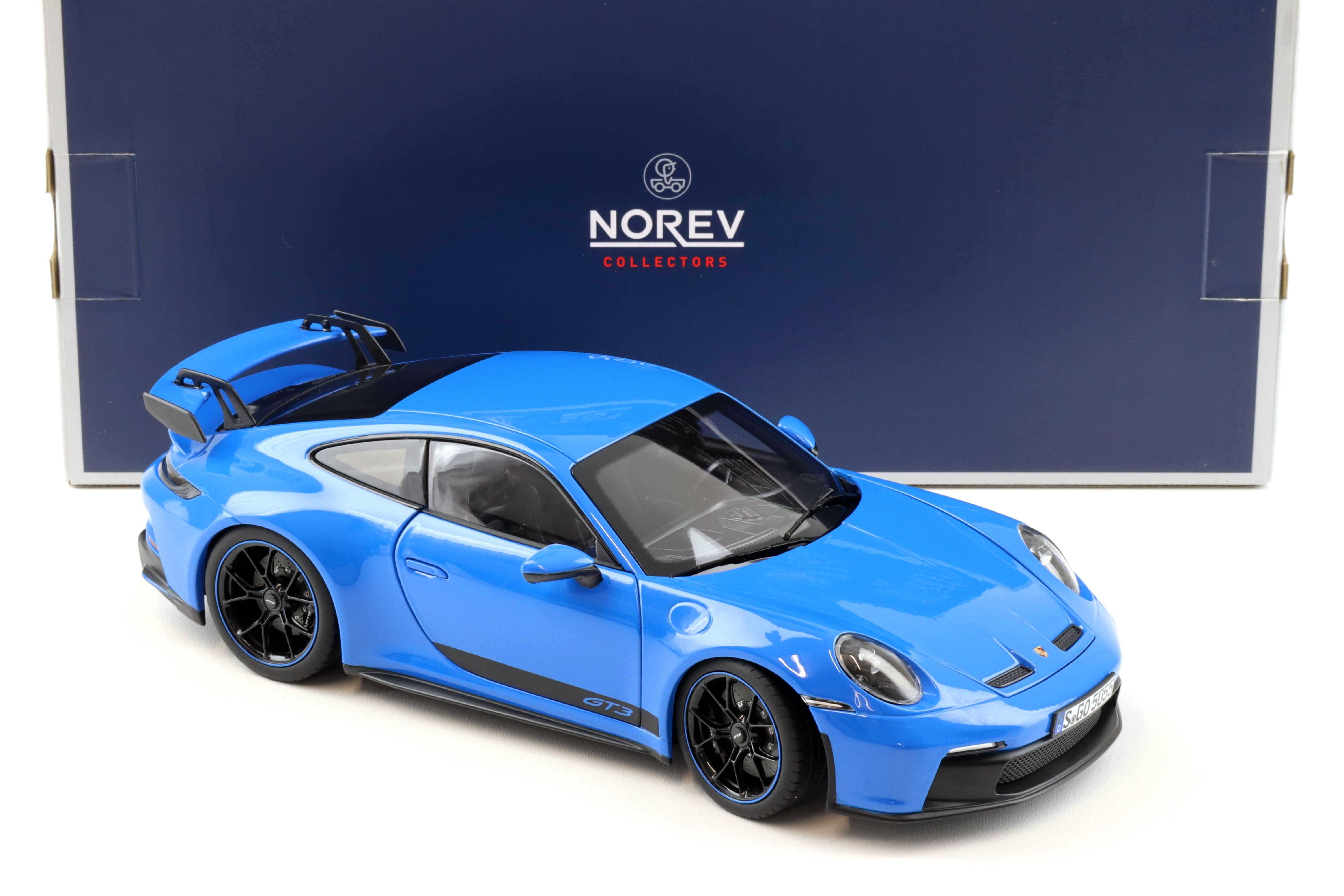 1:18 Norev Porsche 911 (992) GT3 Coupe Shark blue 2021 - Limited 504 pcs.