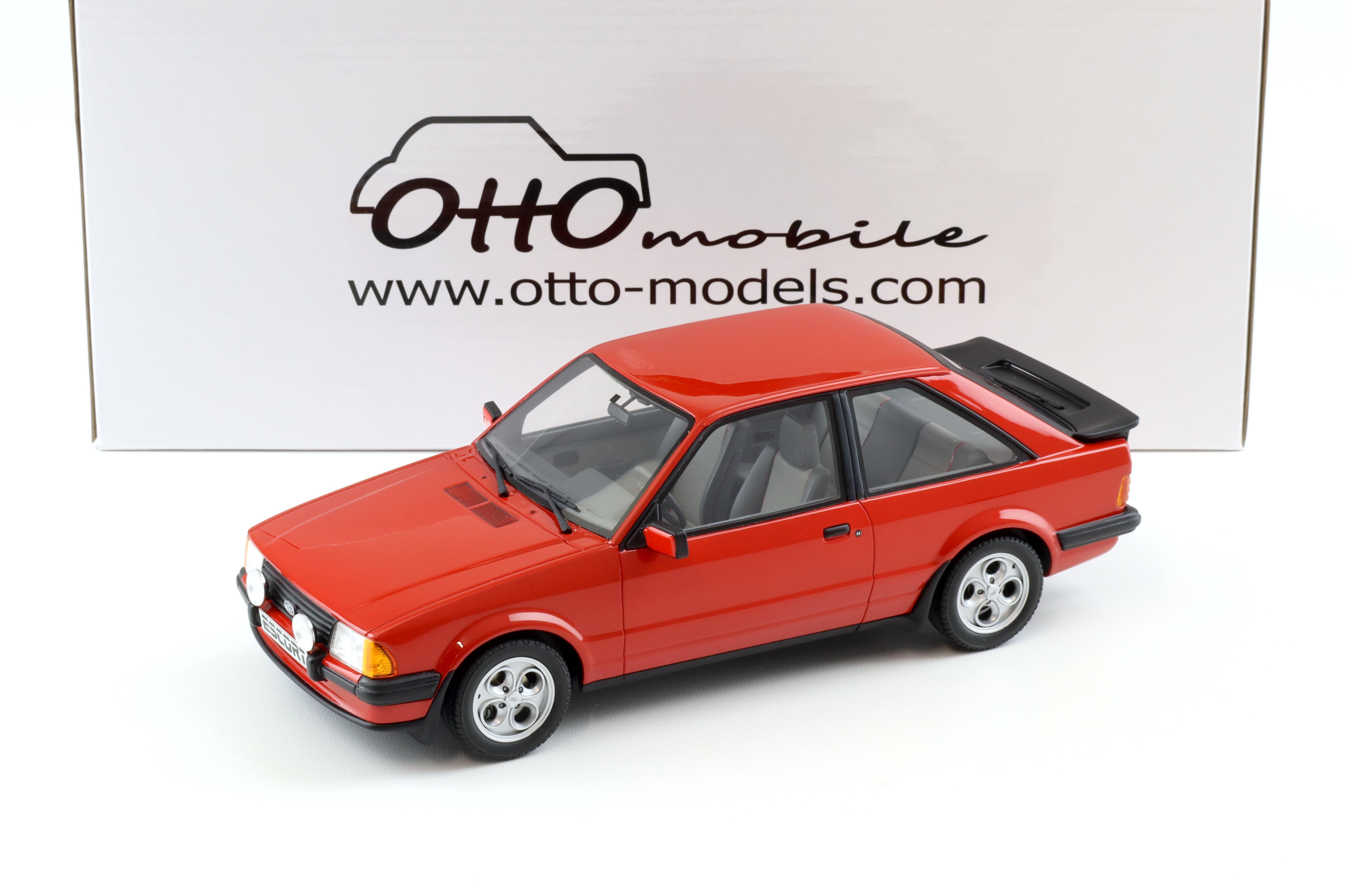 1:18 OTTO mobile OT1049 Ford Escort XR3i MK3 Sunburst red 1985
