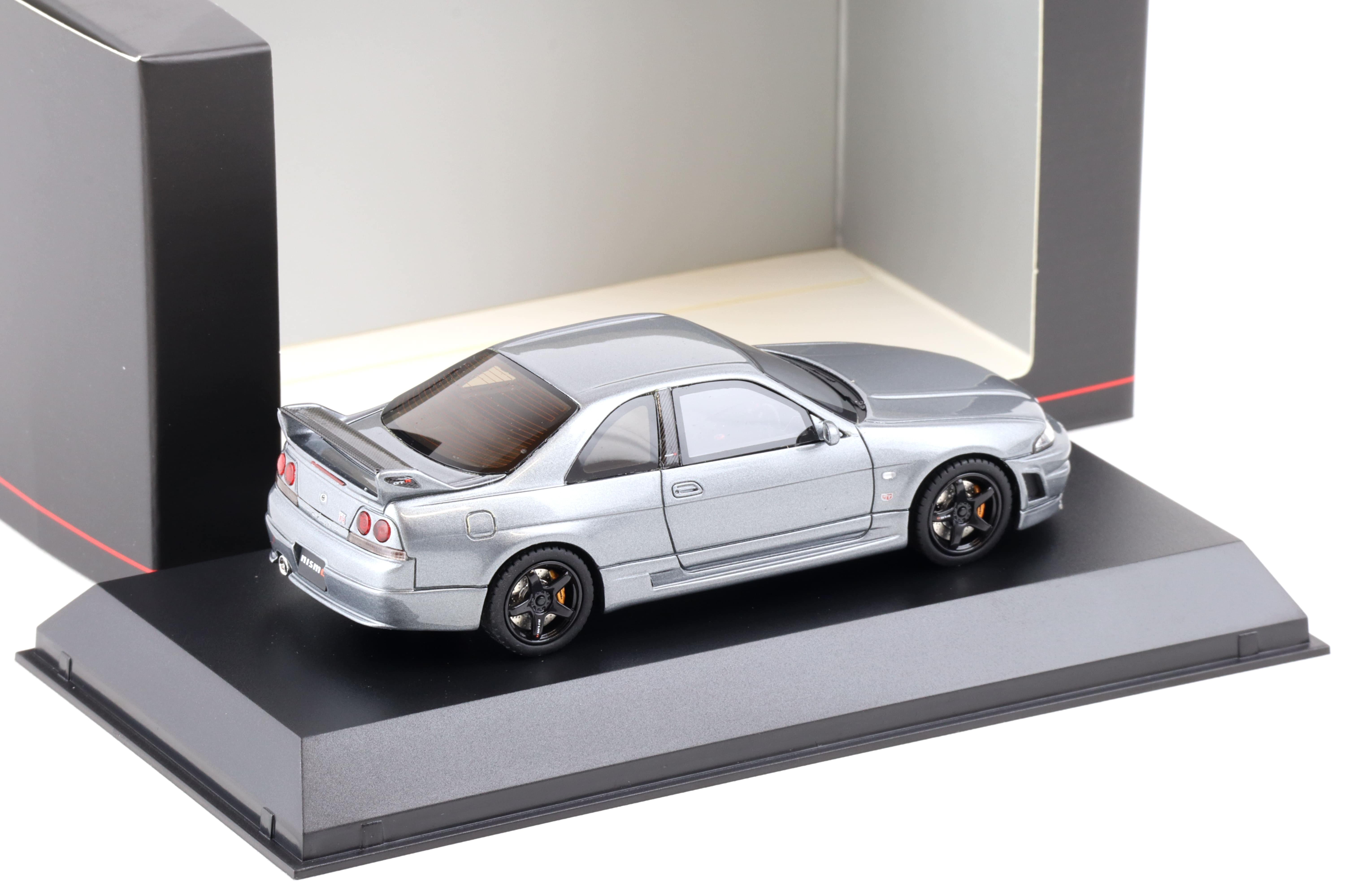 1:43 Kyosho Nissan Skyline GT-R R33 Nismo Grand Touring Car grey KSR43109GR