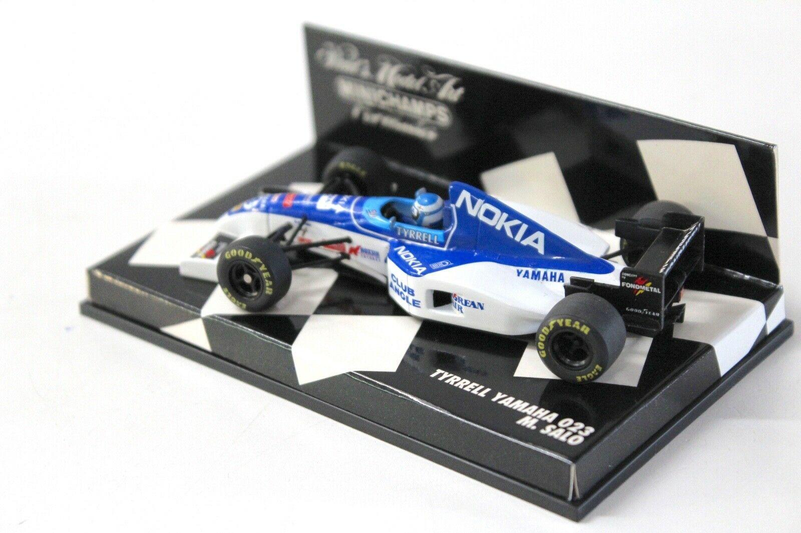 1:43 Minichamps Tyrrell Yamaha 023 M.Salo #4 
