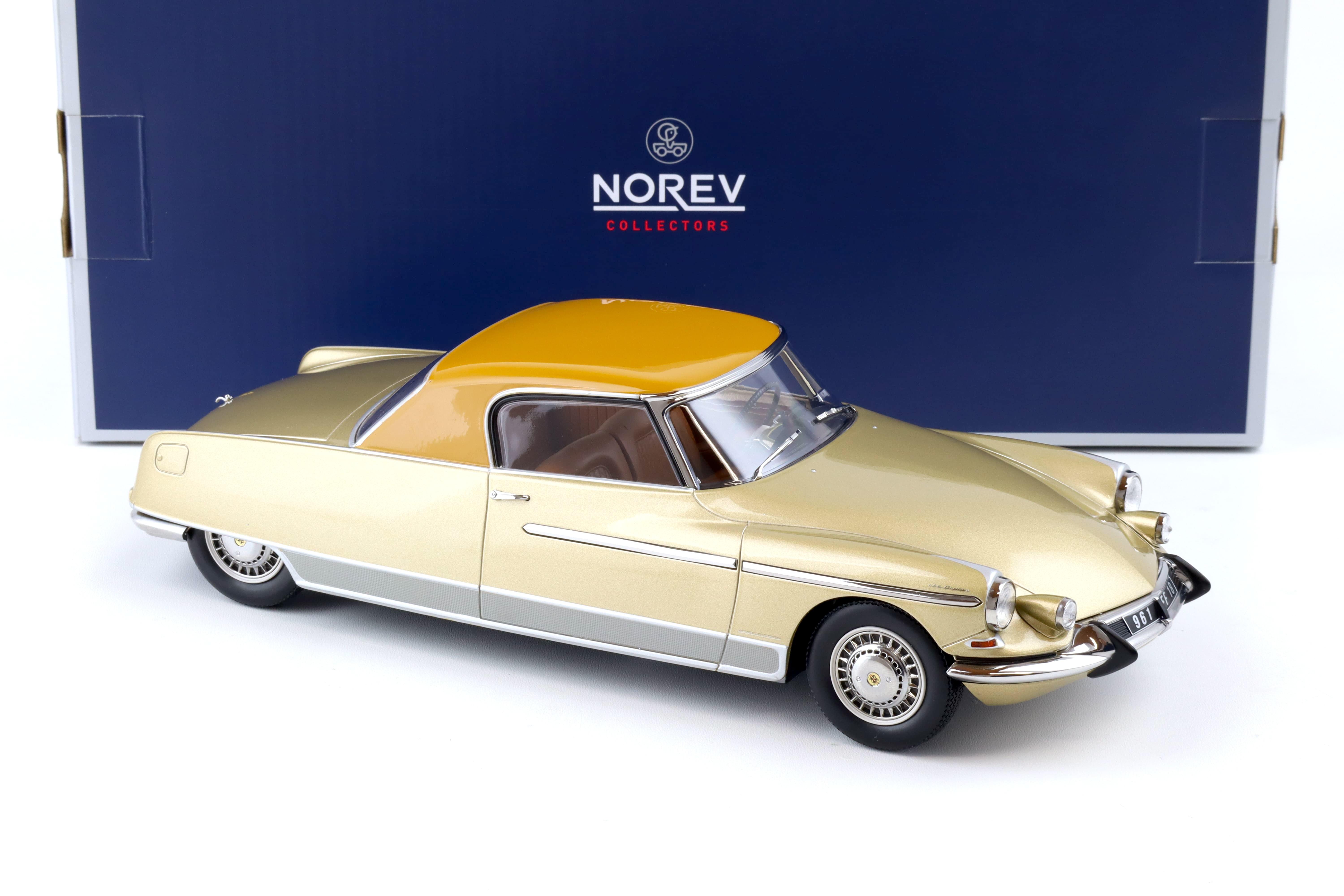 1:18 Norev Citroen DS 19 Le Dandy 1964 beige metallic & brown 181741