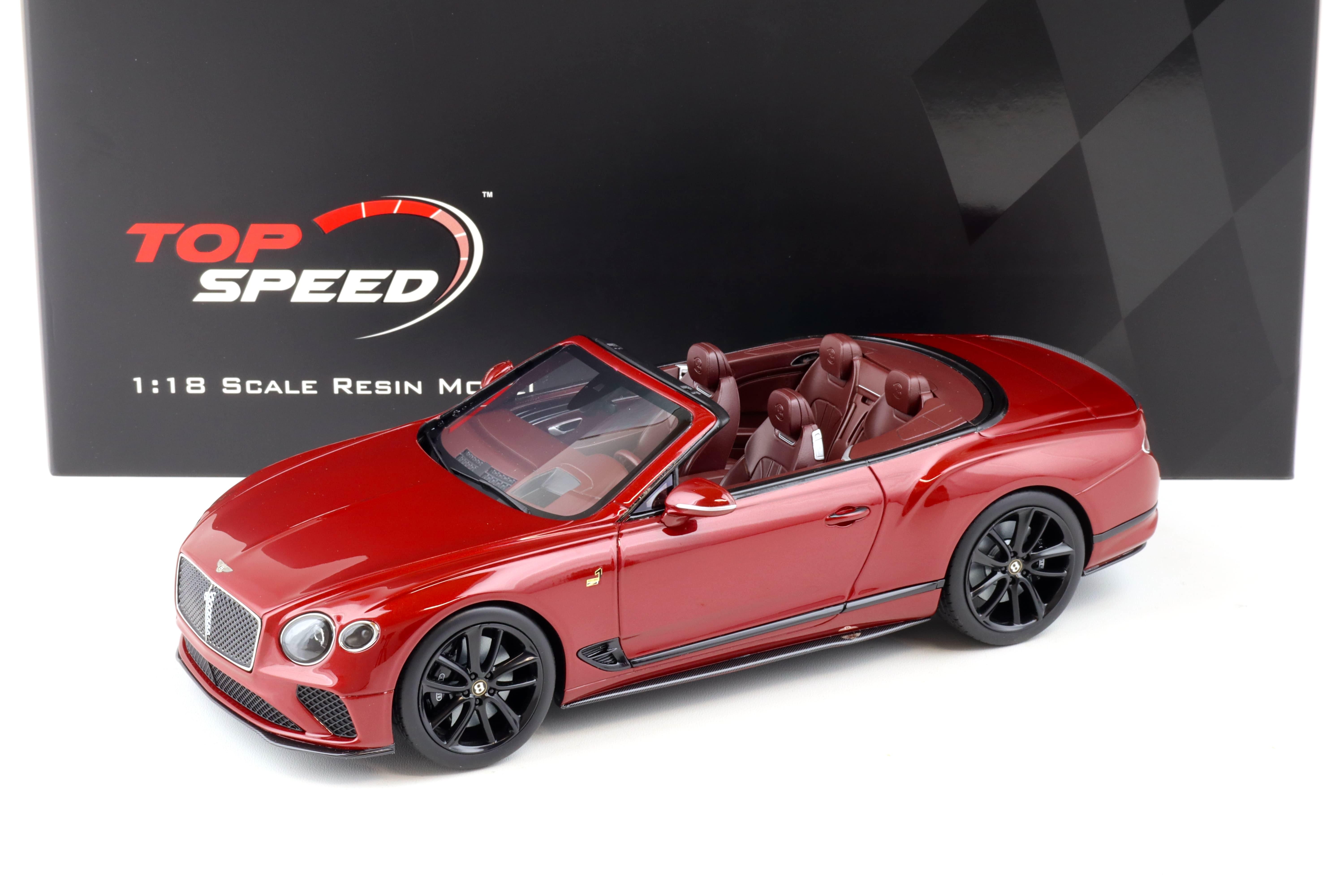1:18 Top Speed Bentley Continental GT Convertible Mulliner Number 1 Edition TS0362
