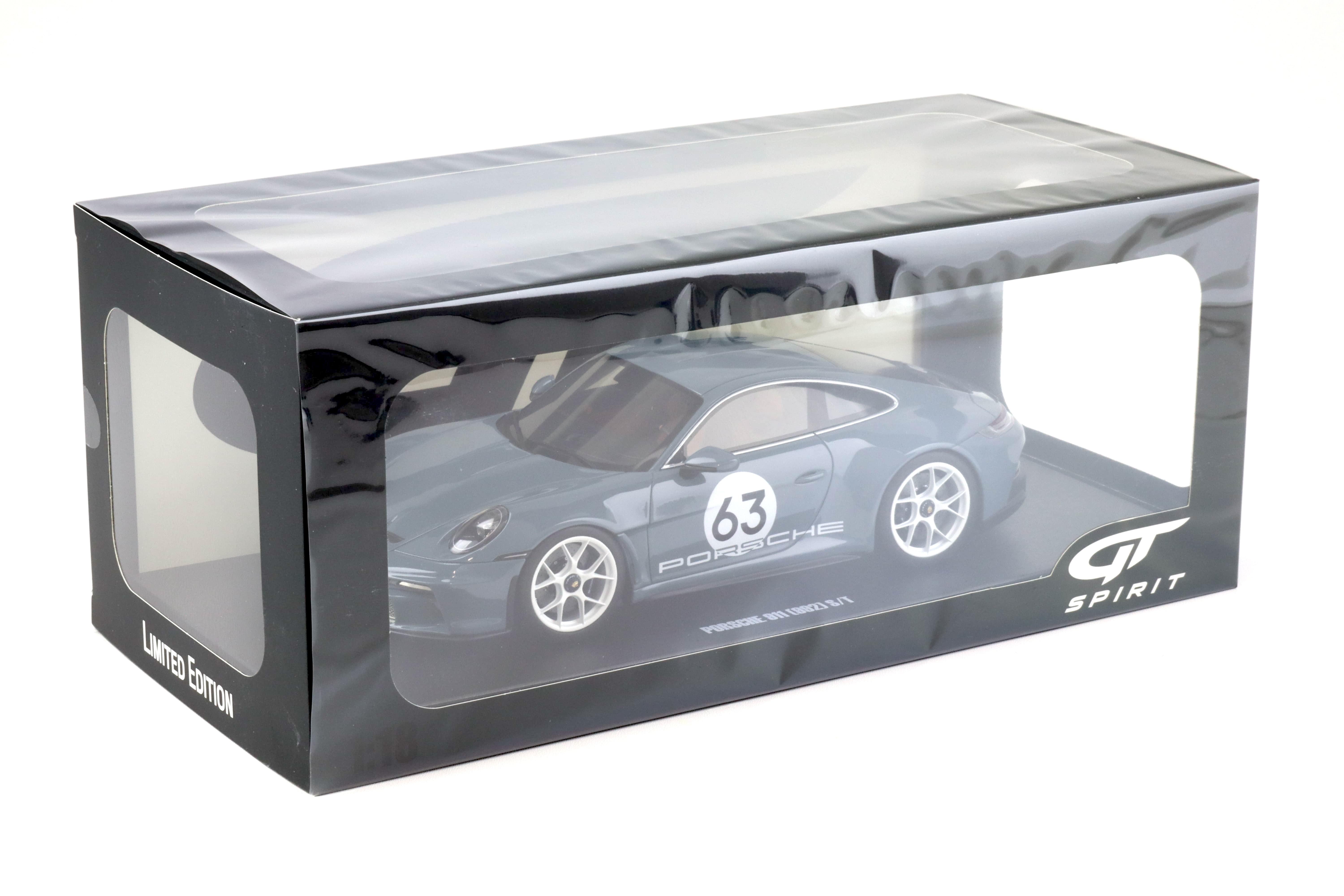 1:18 GT Spirit GT491 Porsche 911 992 S/T Coupe Heritage Package Shore blue 2024