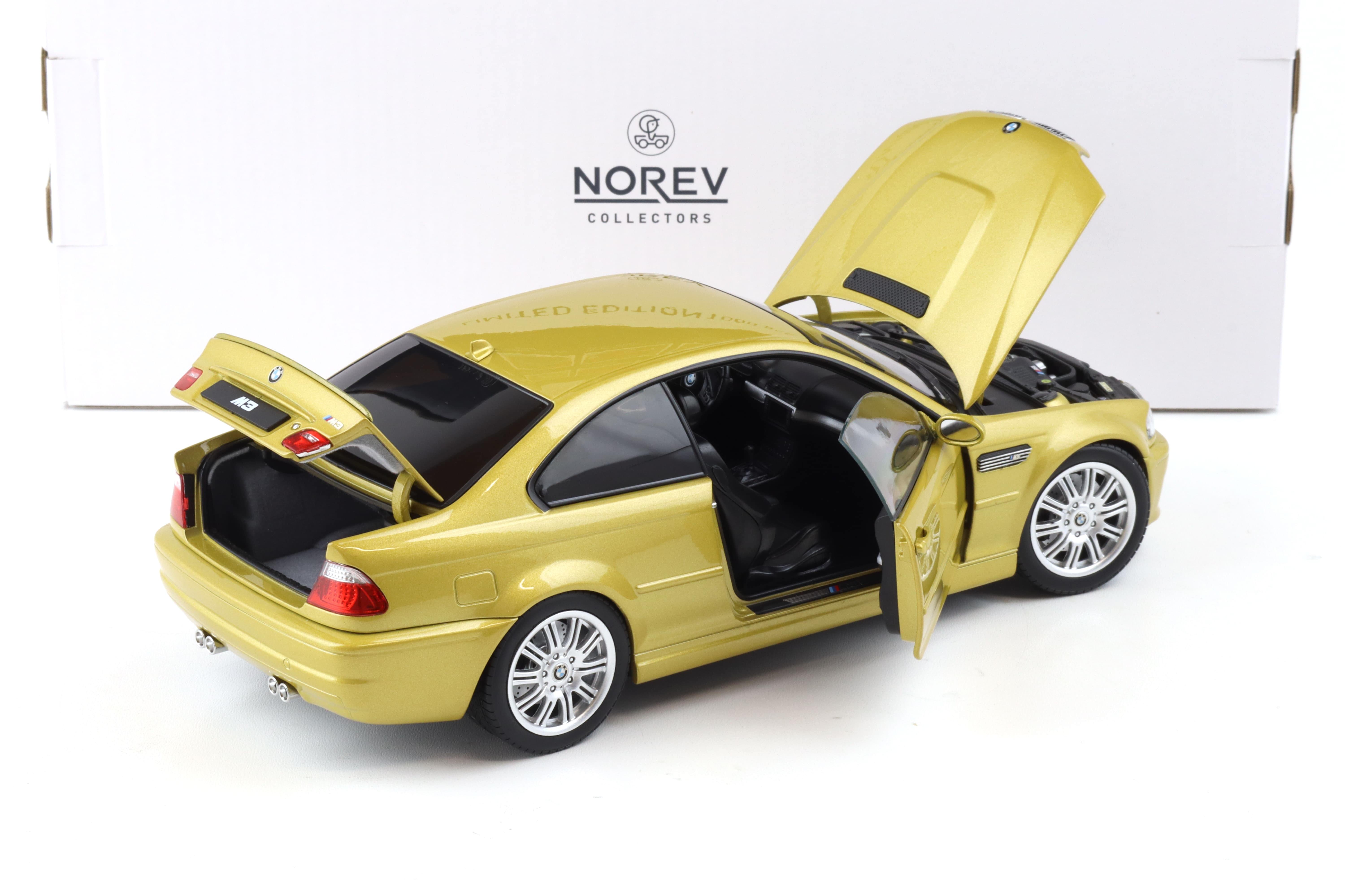 1:18 Norev BMW M3 (E46) Coupe 2000 Phoenix yellow - Limited 1000 pcs.