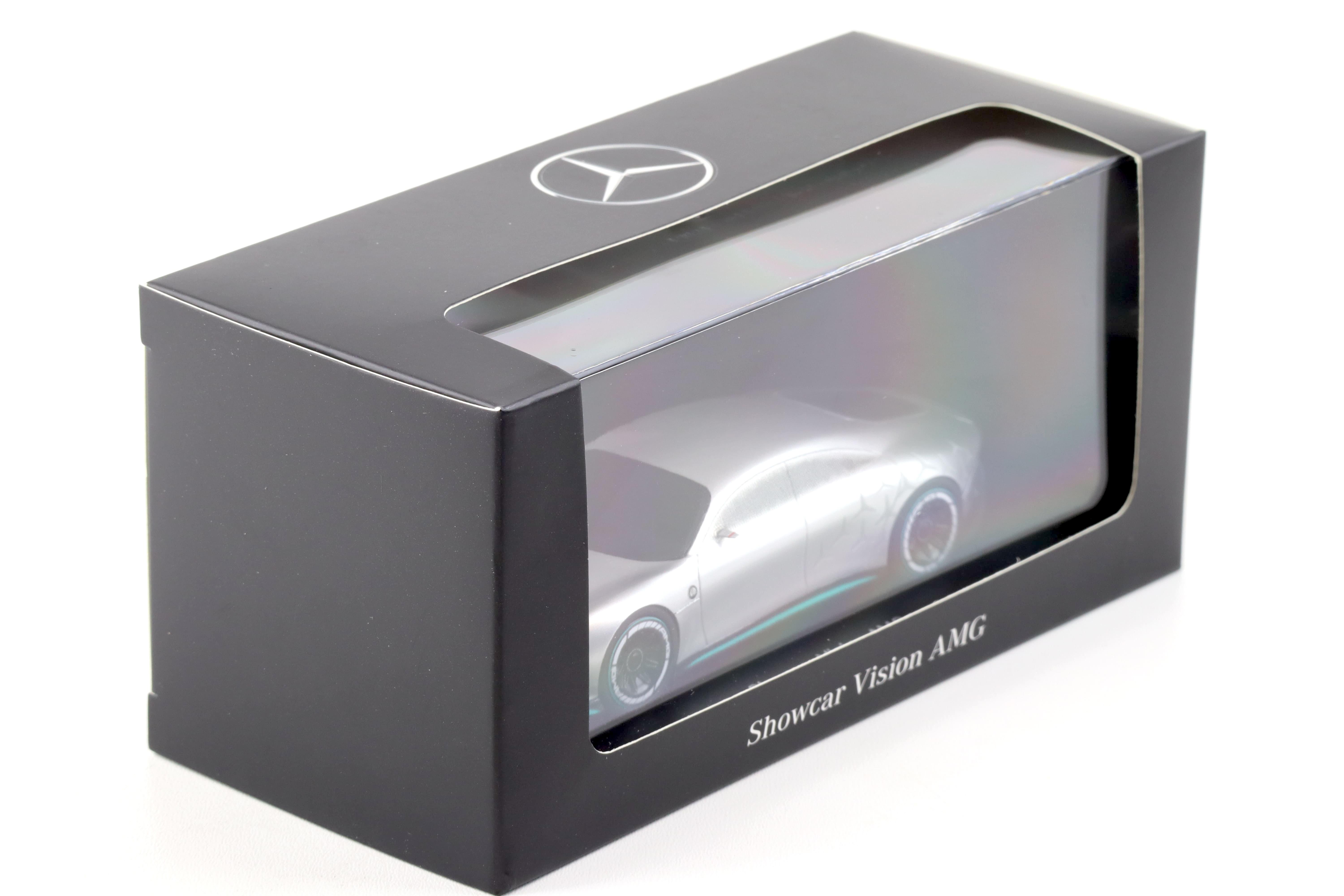 1:43 AutoCult Mercedes Showcar Vision AMG silver Limited 500 DEALER VERSION