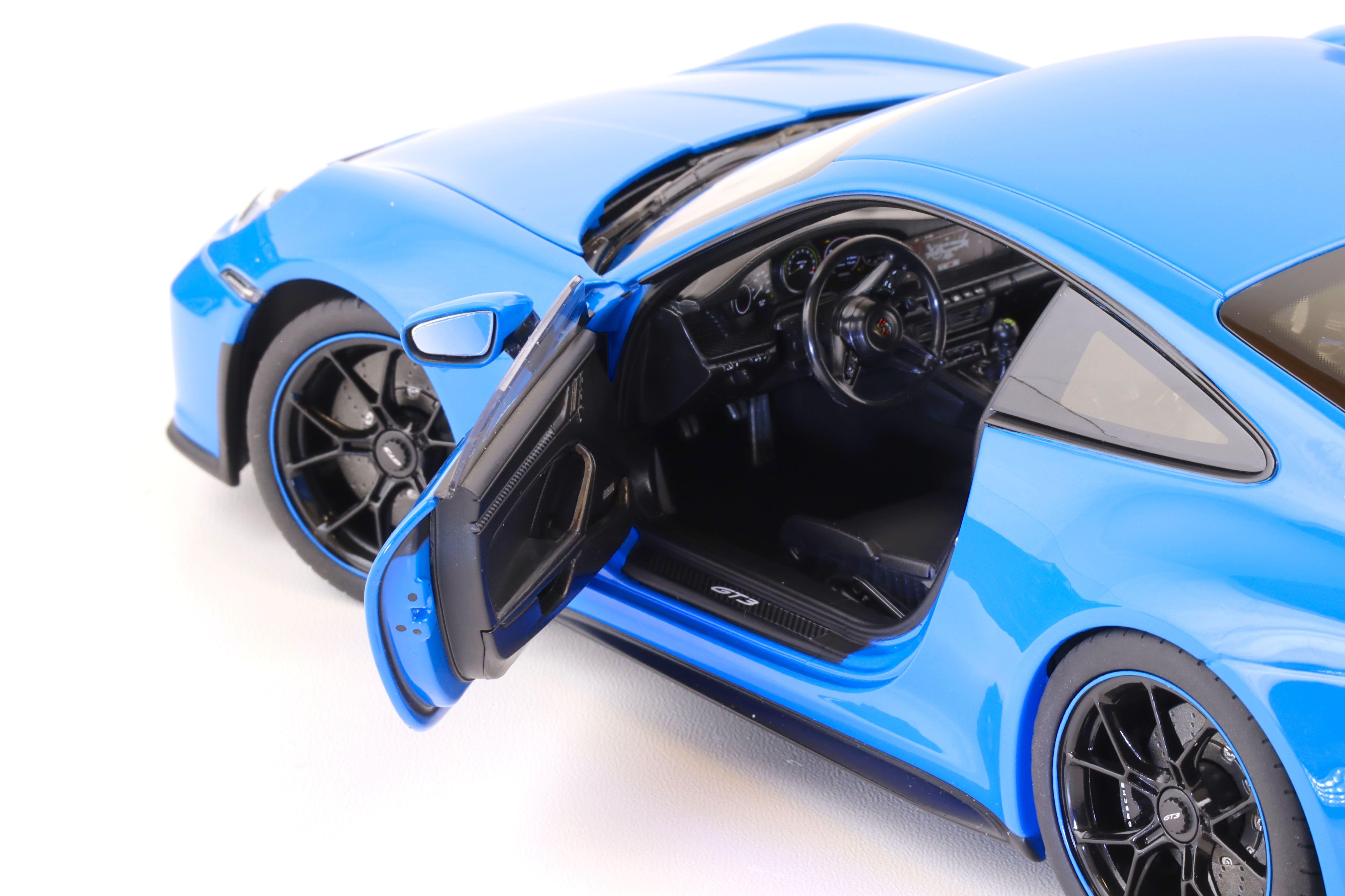 1:18 Norev Porsche 911 (992) GT3 Coupe Shark blue 2021 - Limited 504 pcs.