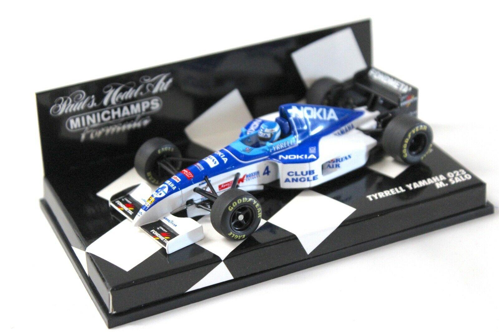 1:43 Minichamps Tyrrell Yamaha 023 M.Salo #4 