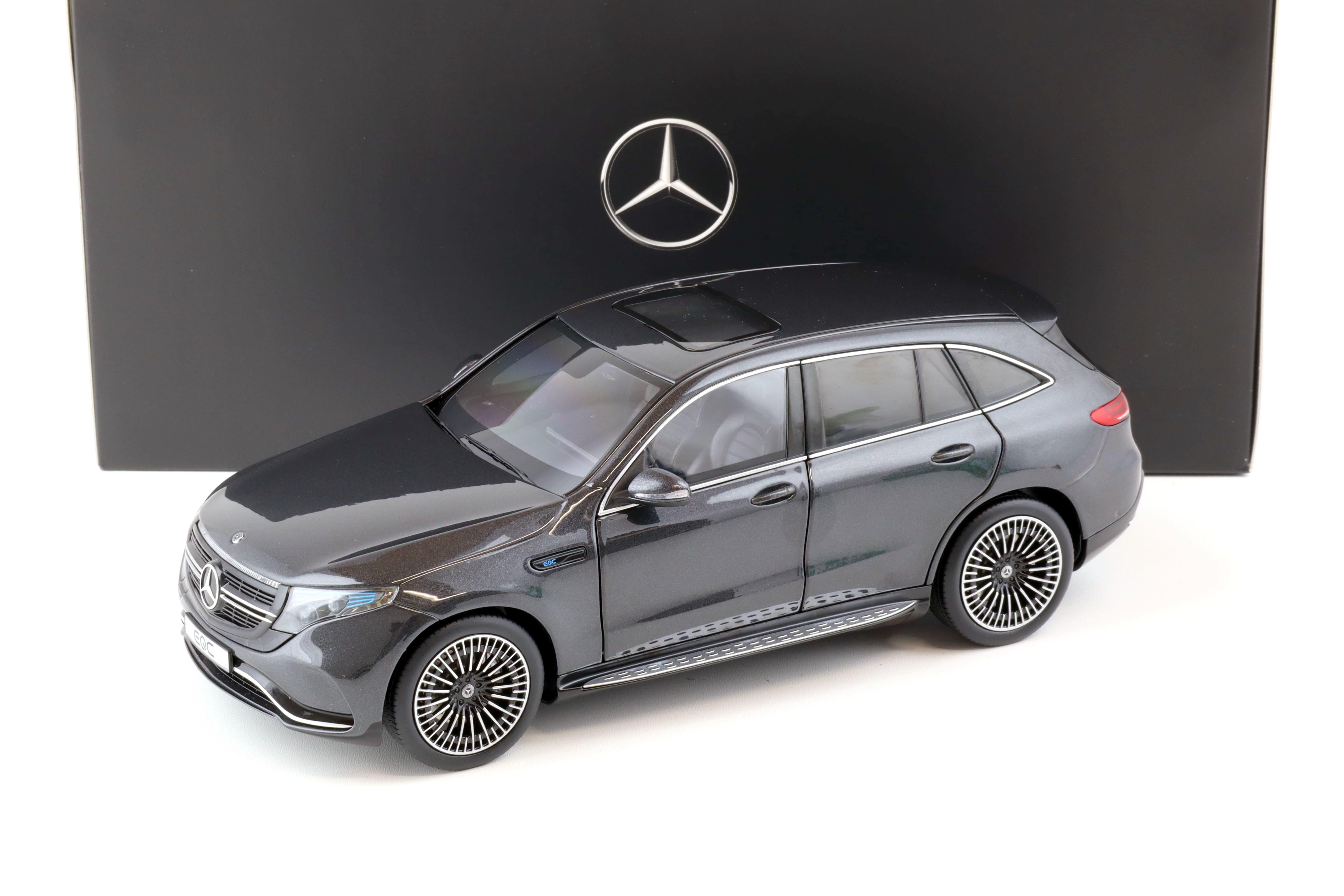 1:18 NZG Mercedes EQC 400 4Matic N293 graphite grey  DEALER VERSION