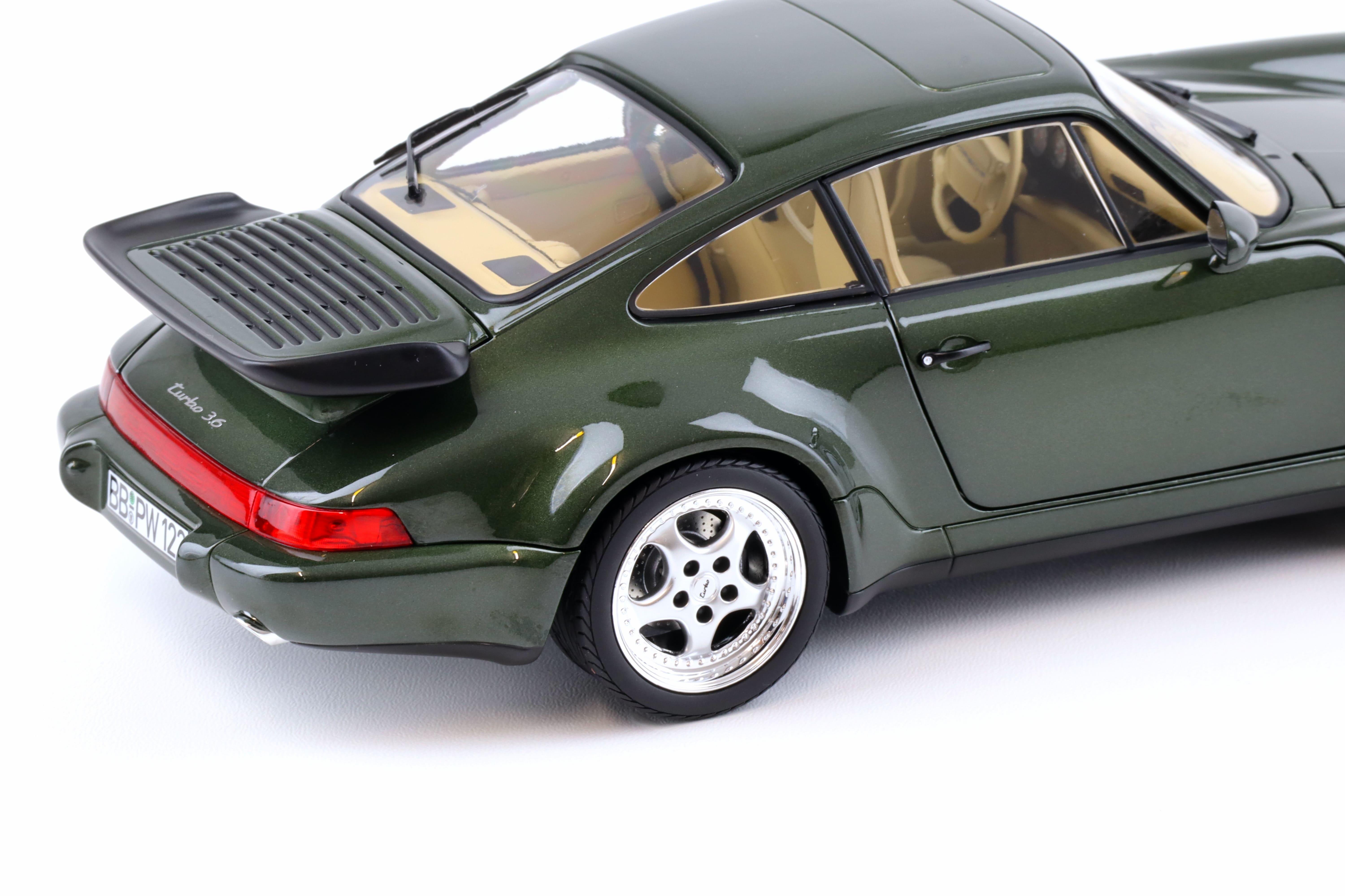 PREORDER 1:18 Norev Porsche 911 964 Turbo 3.6 Coupe 1993 Oak green metallic - Limited 999 pcs.