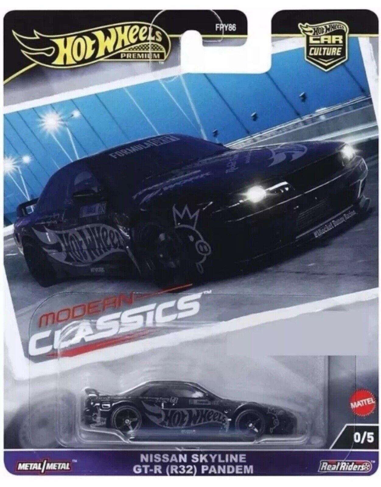 1:64 Hot Wheels Premium 2024 Modern Classics HRW01 CHASE Nissan Skyline GT-R R32 Pandem