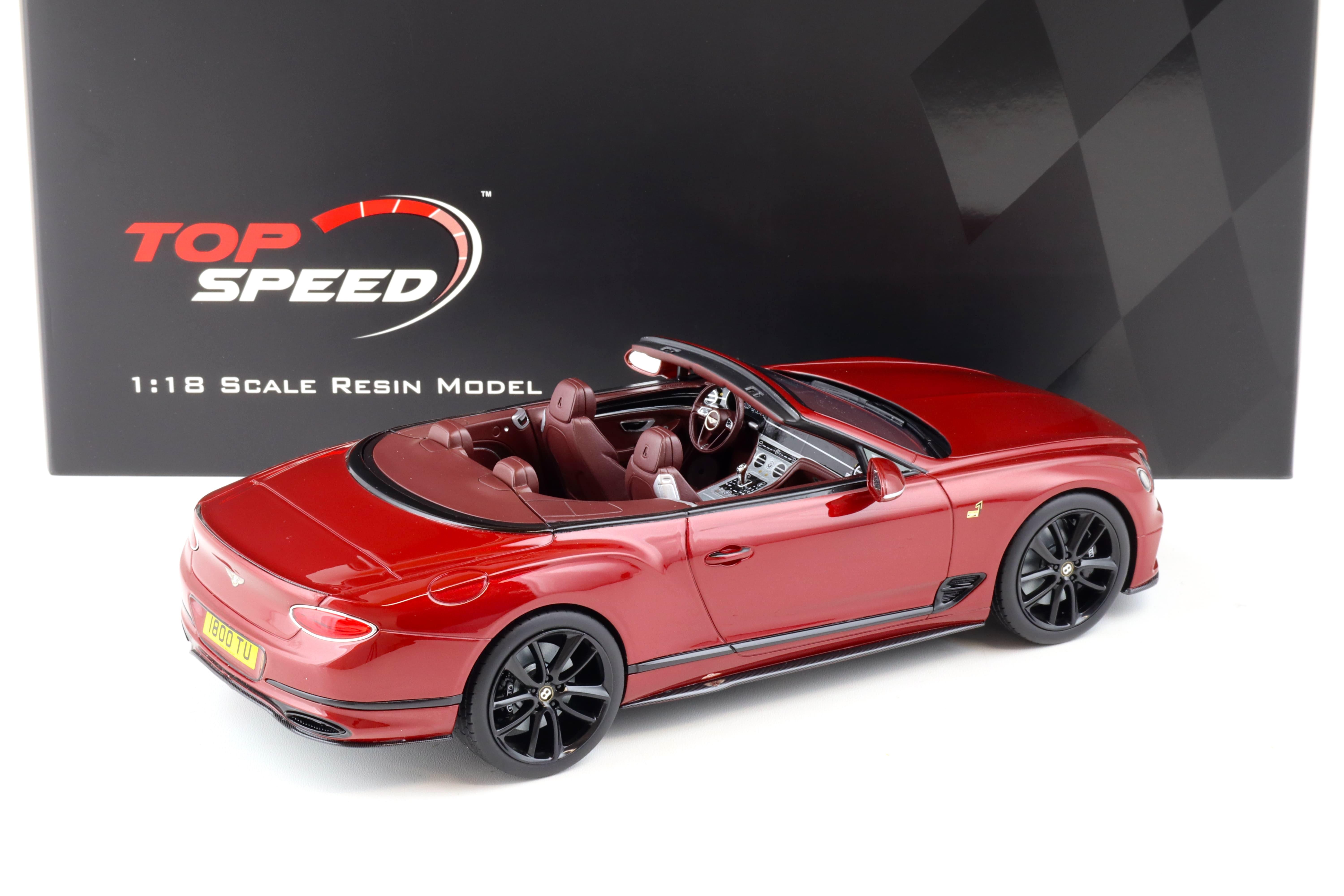 1:18 Top Speed Bentley Continental GT Convertible Mulliner Number 1 Edition TS0362