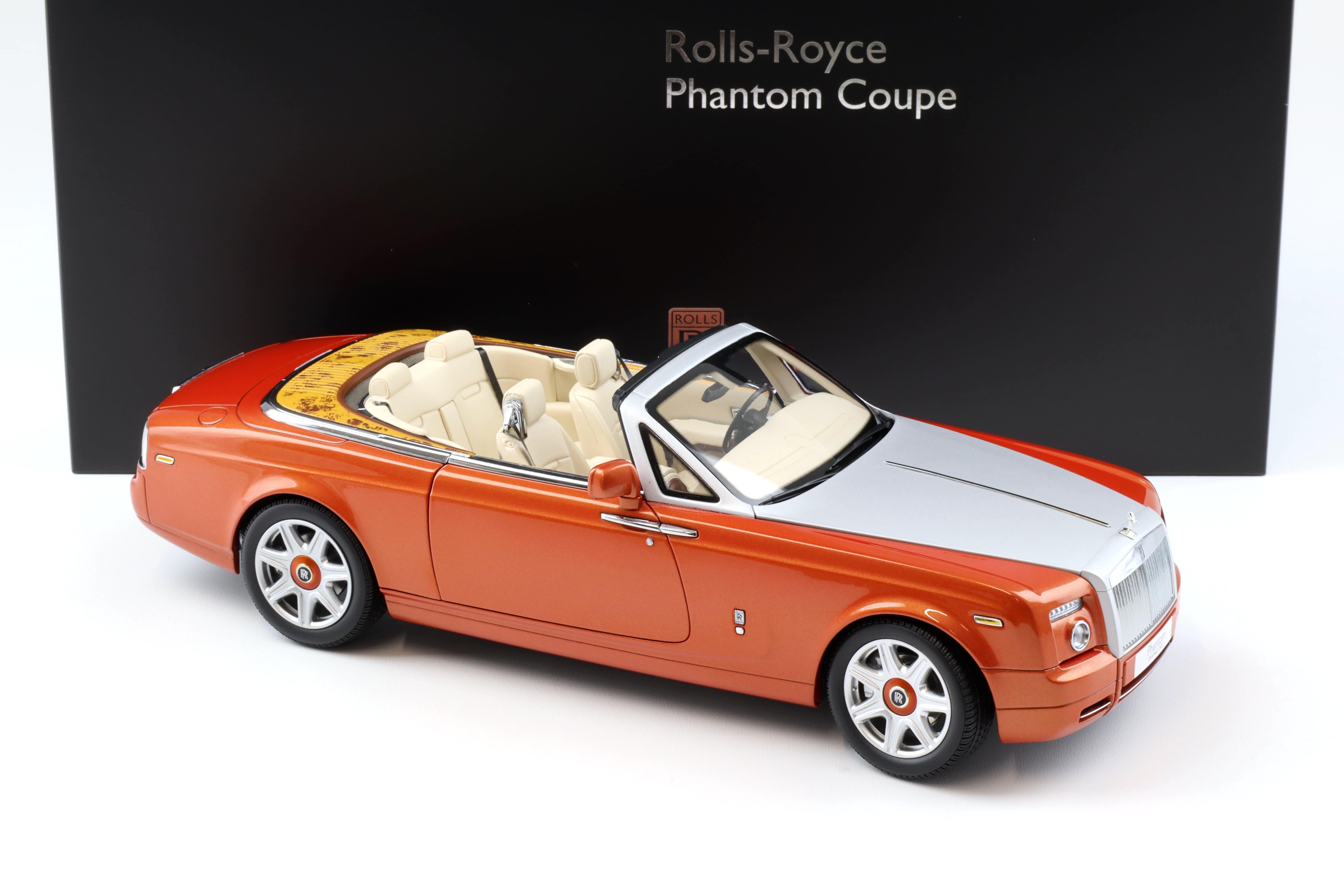 1:18 Kyosho Rolls Royce Phantom Drophead Coupe orange metallic KS08871P