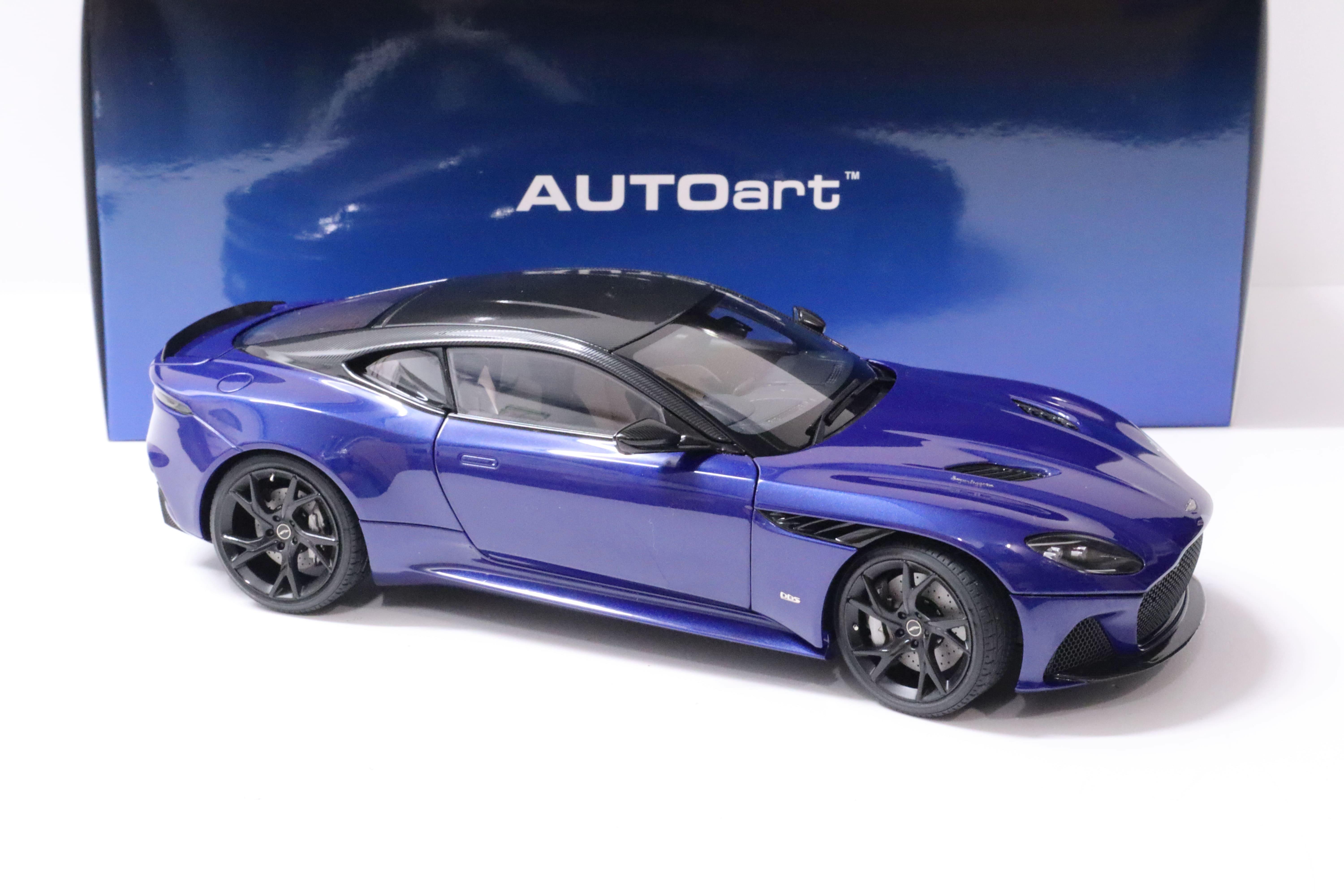 1:18 AUTOart Aston Martin DBS Superleggera 2019 Zaffre blue metallic