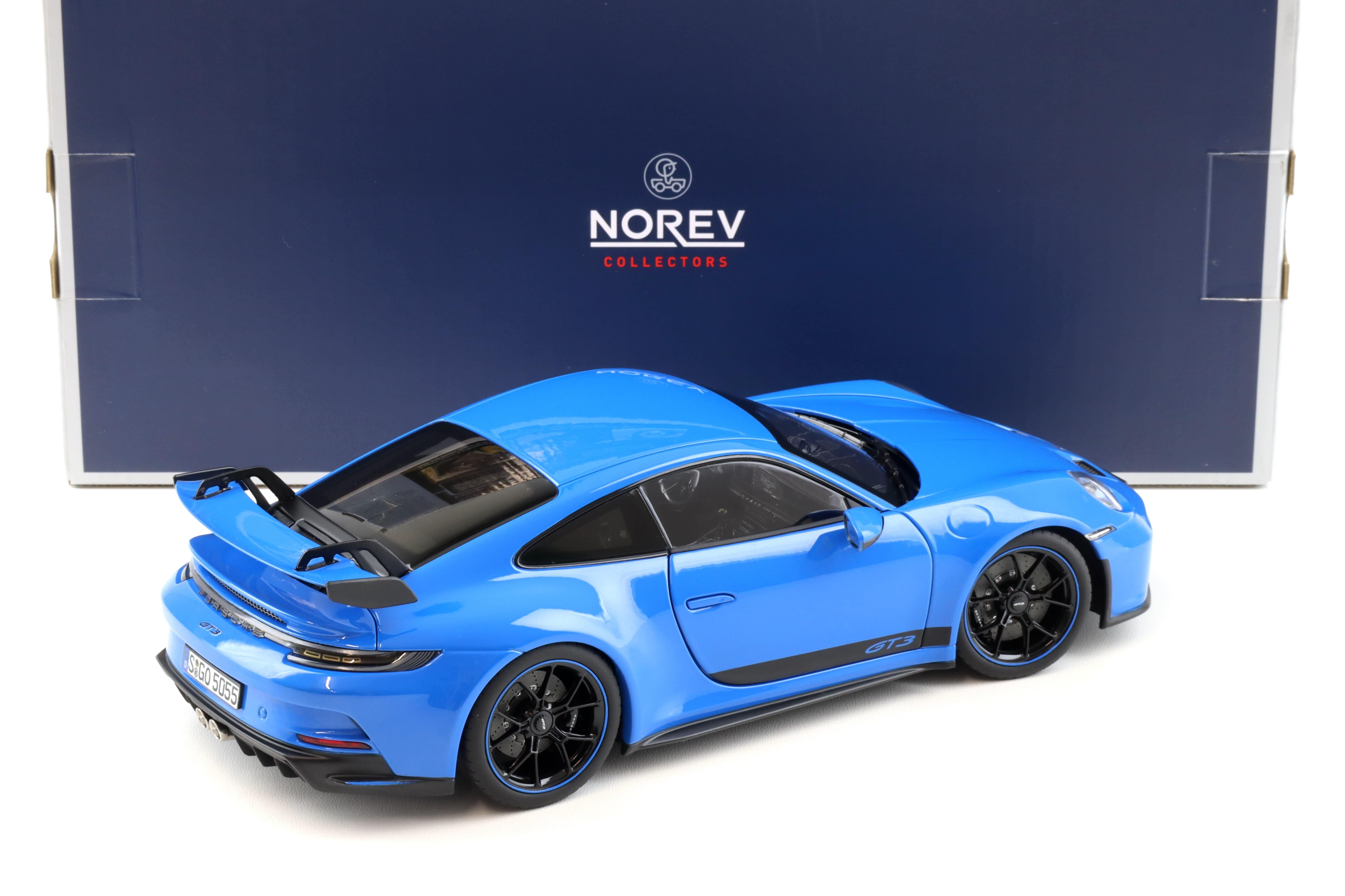 1:18 Norev Porsche 911 (992) GT3 Coupe Shark blue 2021 - Limited 504 pcs.