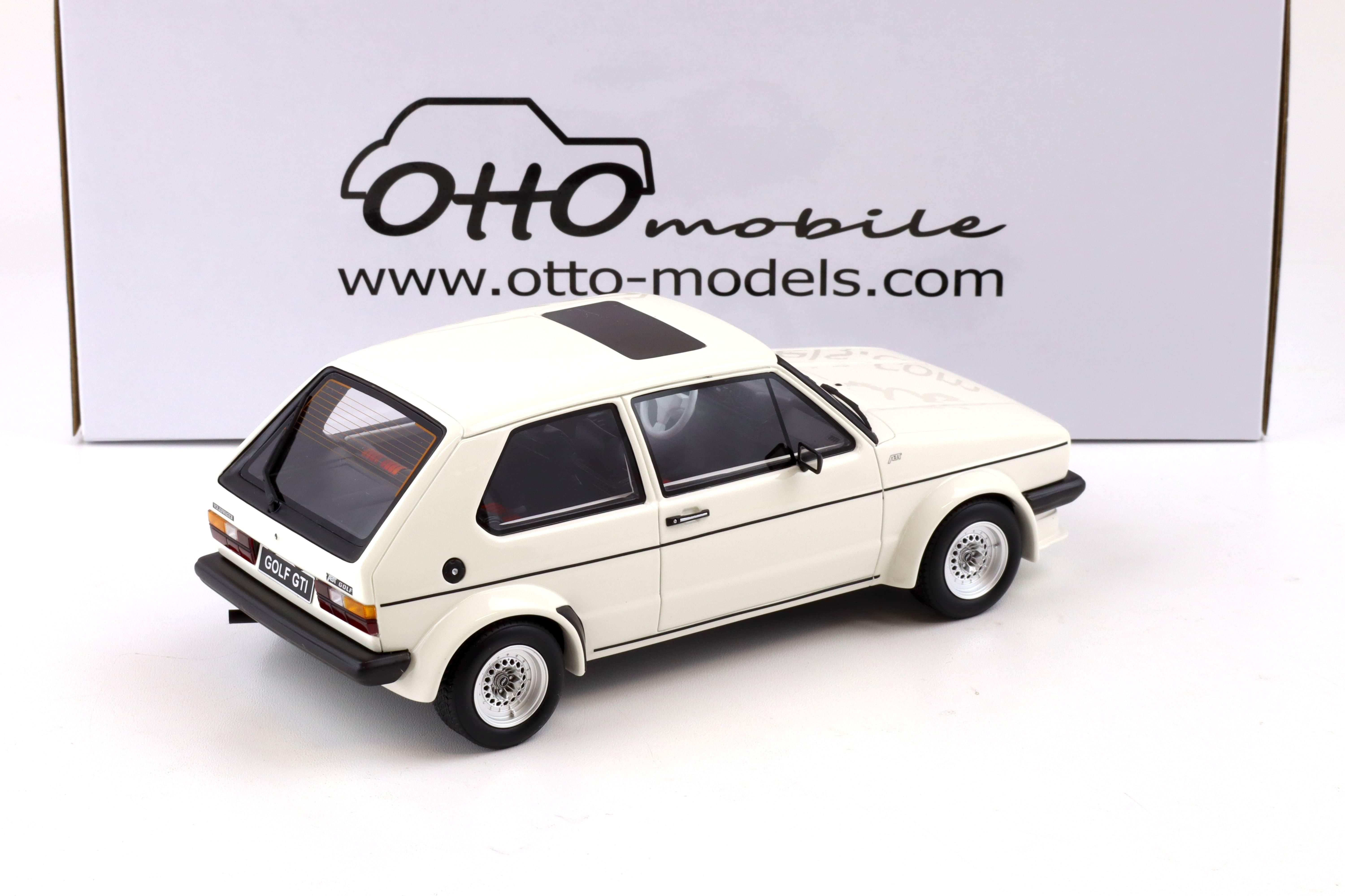 1:18 OTTO mobile OT1014 VW Golf GTI MK1 ABT white 1982