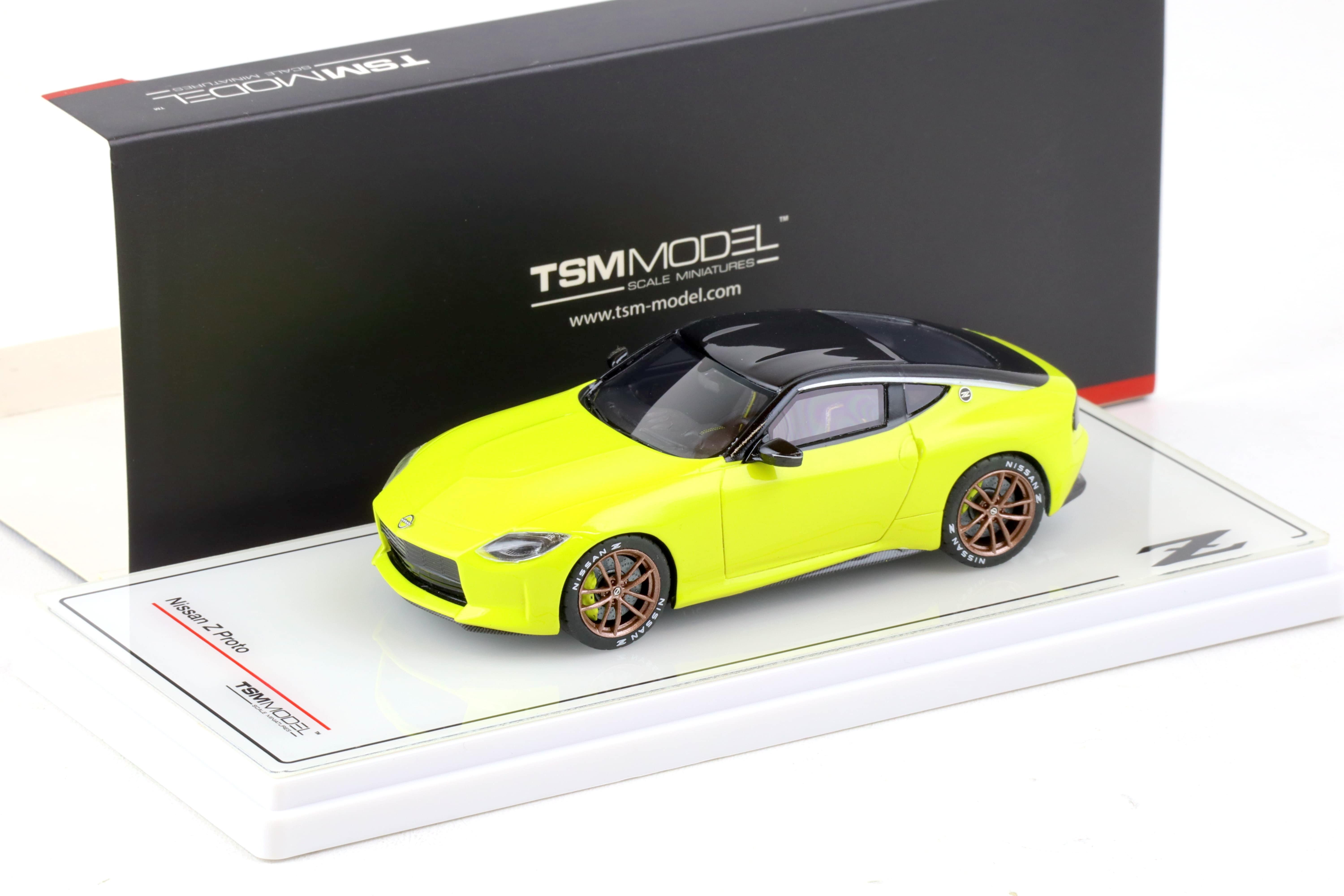 1:43 TSM Model Nissan Z Proto yellow TSM430500