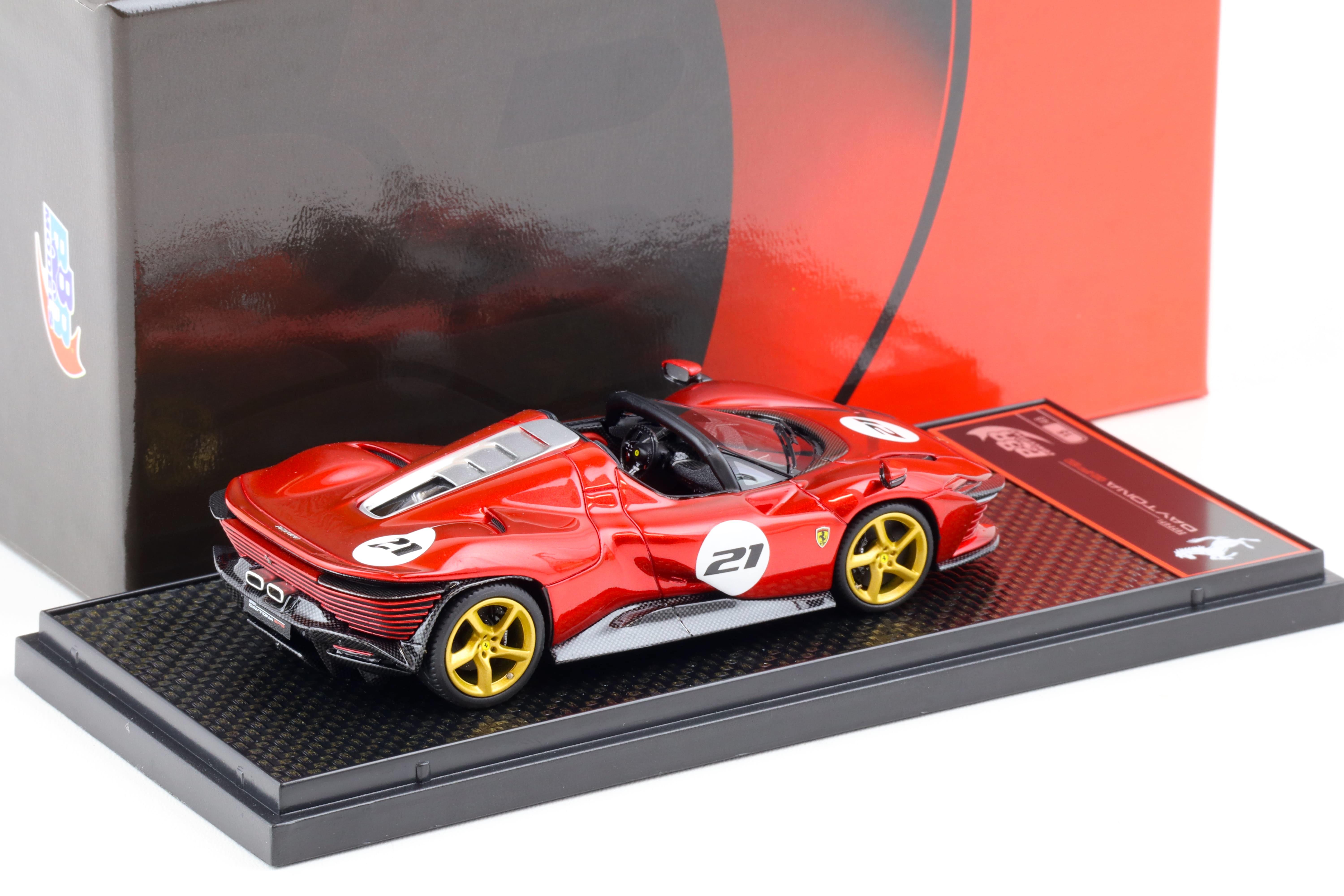 1:43 BBR Ferrari SP3 Daytona Serie Icona Rosso Magma red #21 - Limited 48 pcs.