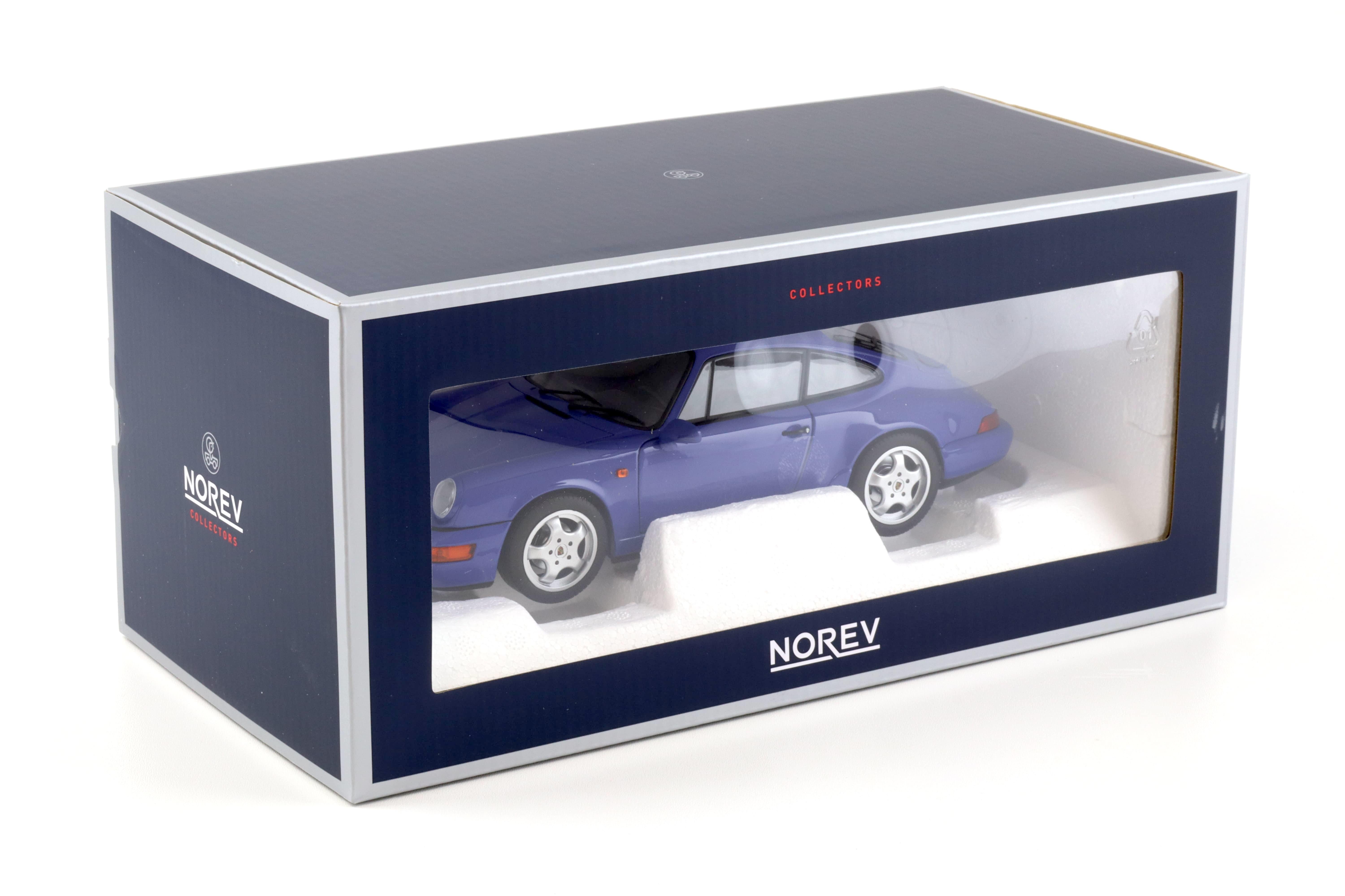 1:18 Norev Porsche 911 (964) Carrera 4 Coupe 1990 Maritim blue - Limited 504 pcs.