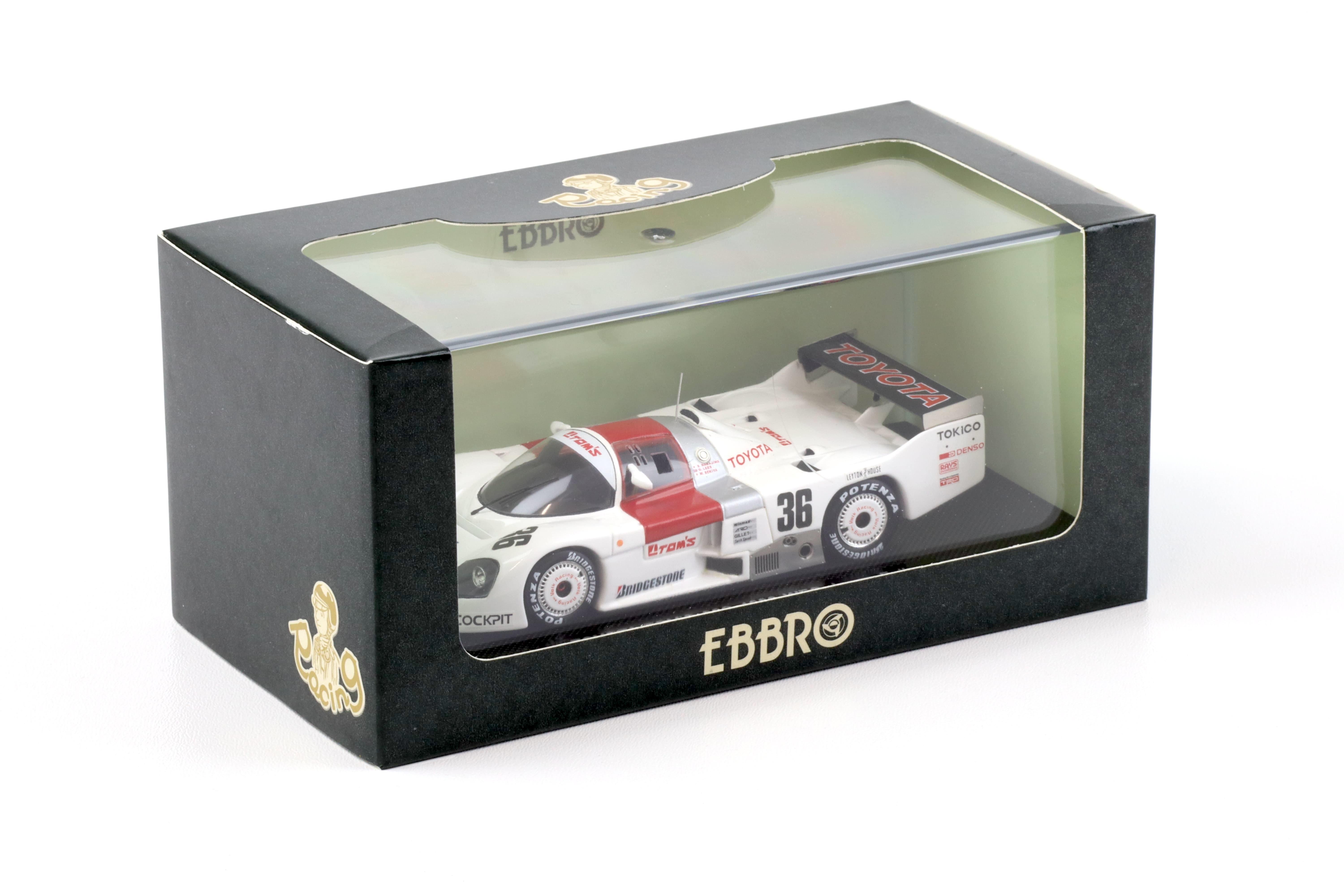 1:43 Ebbro Toyota TOM'S 86C WEC Japan 1986 Fuji Nakajima/Lees/Sekiya #36 | 28470 1:43 Ebbro Toyota TOM'S 86C WEC Japan 1986 Fuji Nakajima/Lees/Sekiya #36 | 28470